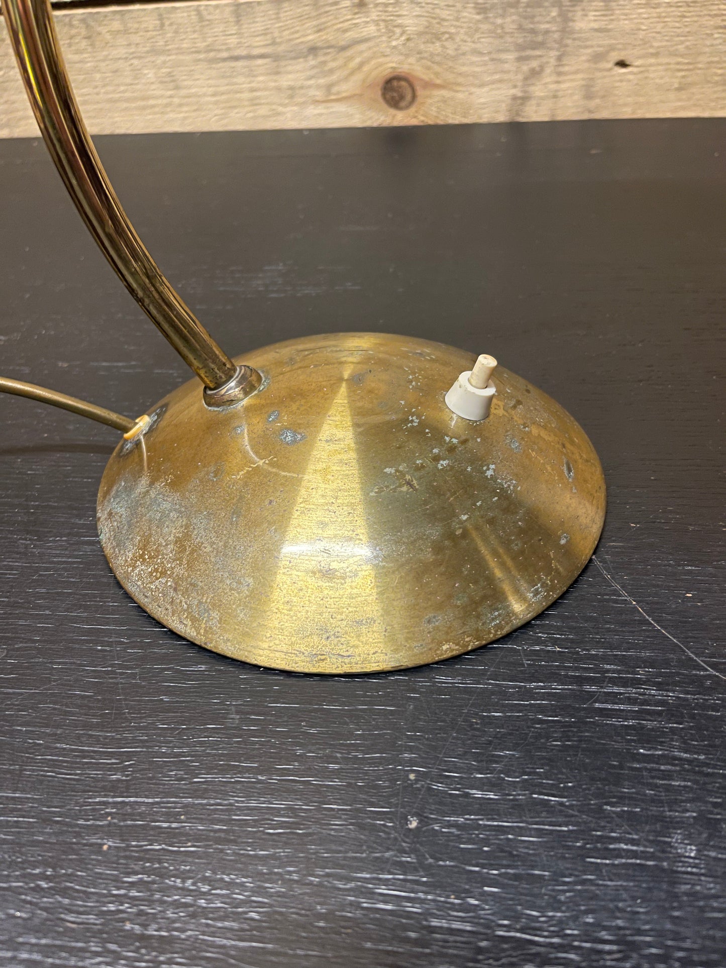 1930s Modernist Copper & Brass Table Lamp Germany
