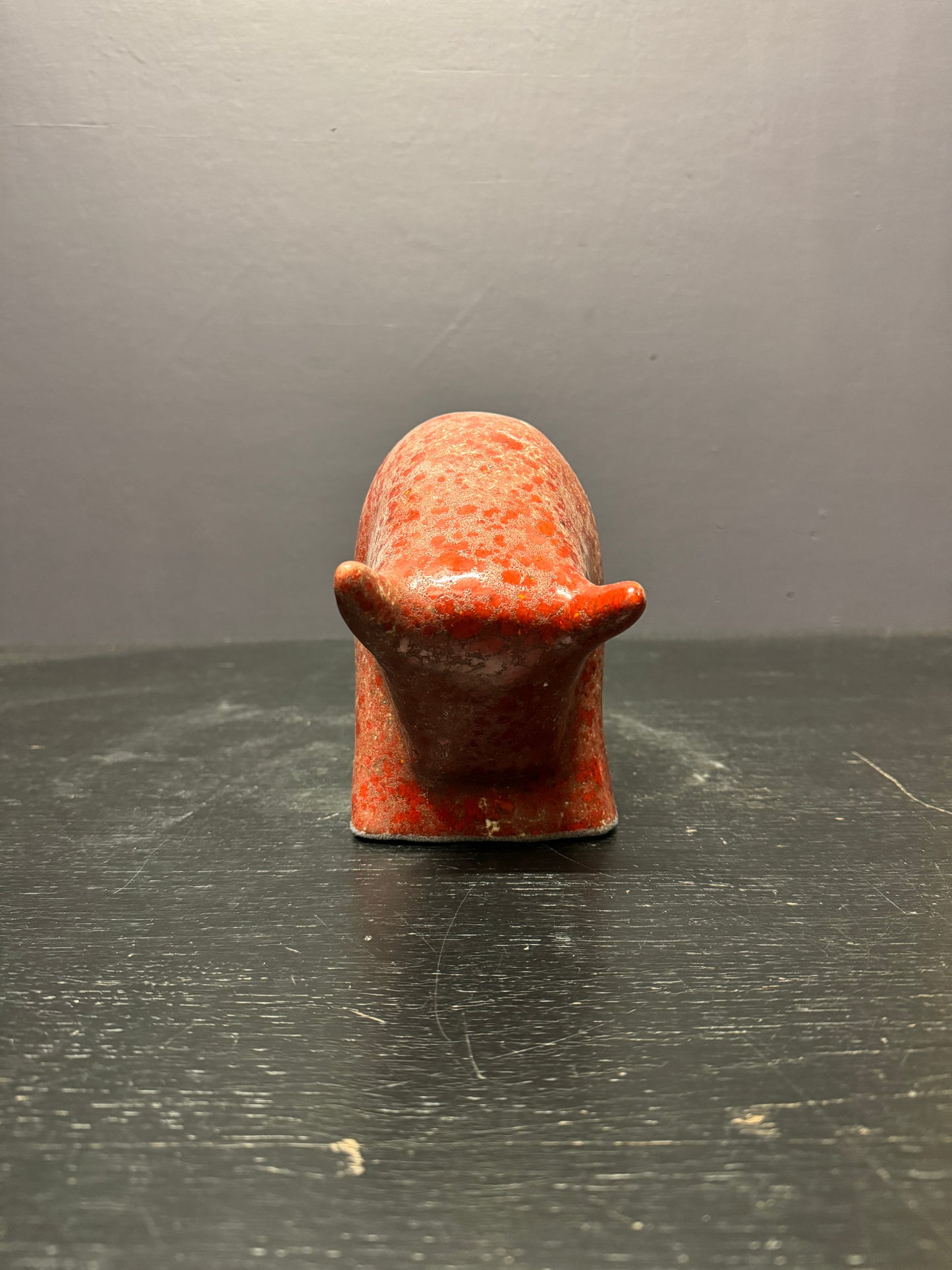 Otto Keramik Ceramic Bull West German Pottery Fat Lava