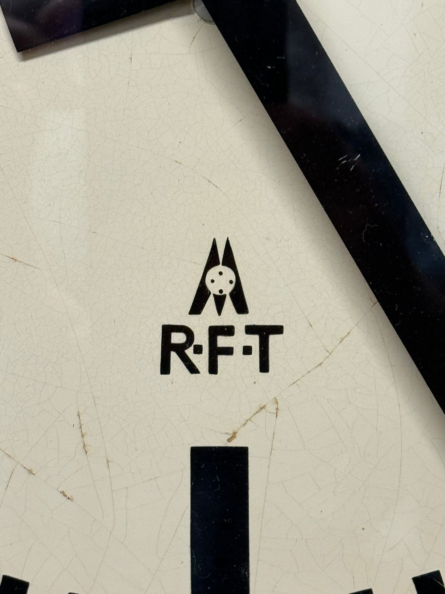 1950s East German Industrial Factory Clock By RFT