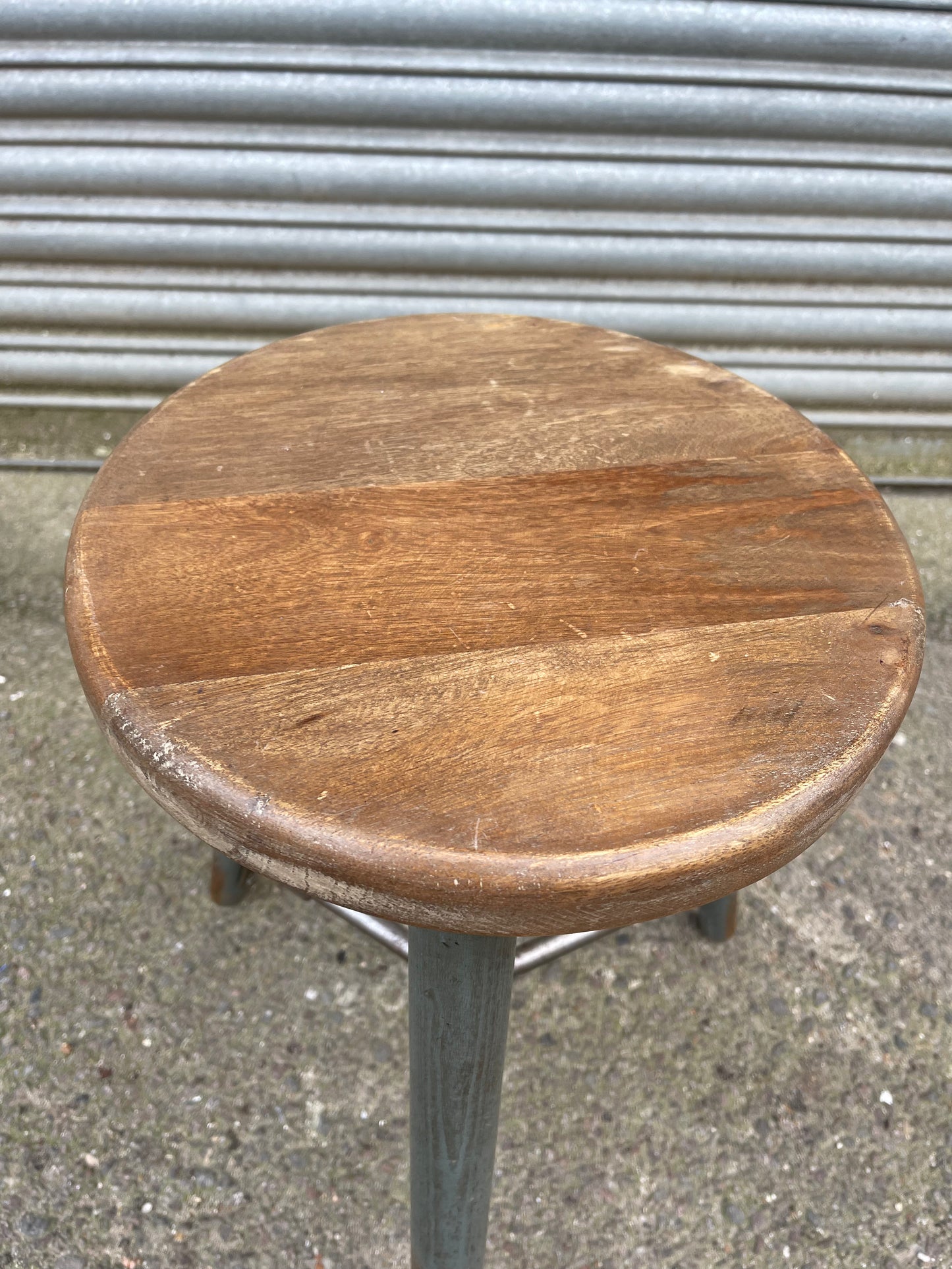 1950s East German Bemefe Work Stool Post War Rowac
