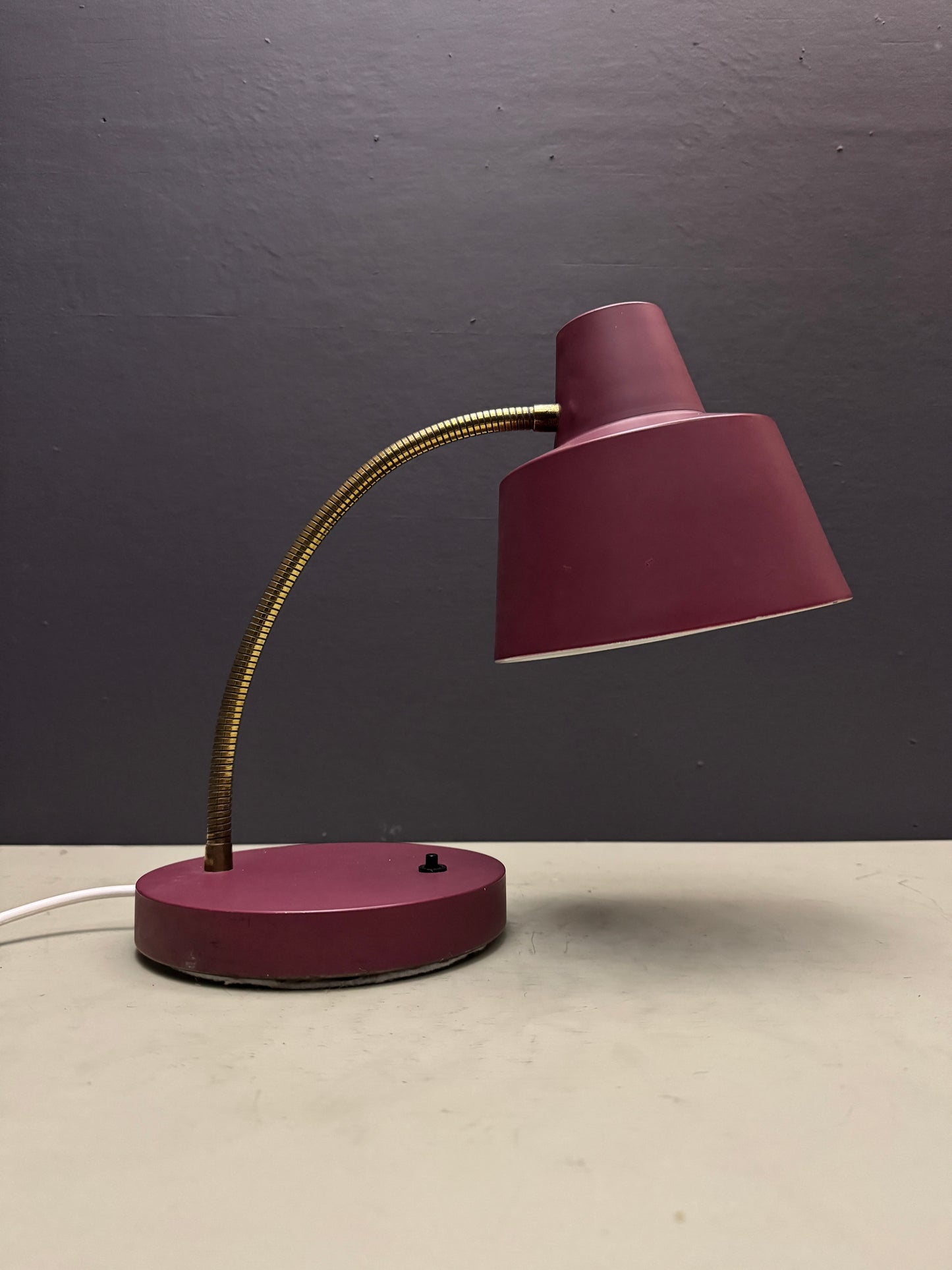 1970s German Retro Goose Neck Table Lamp