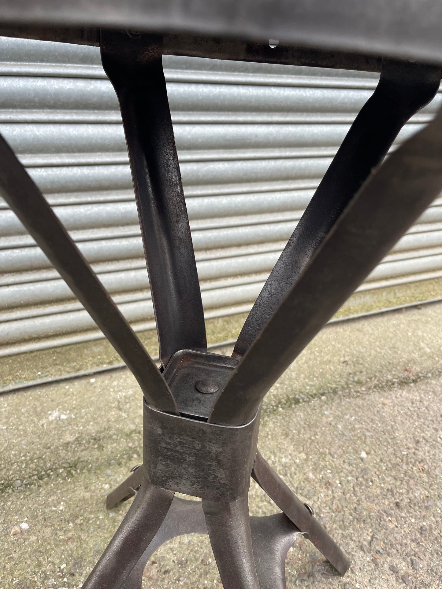 1930s British Made Industrial Work Stool By Brooks - Evertaught
