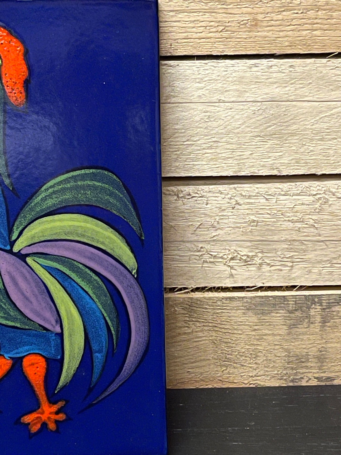 1970s West German Pottery Fat Lava Wall Tile By Ruscha Art
