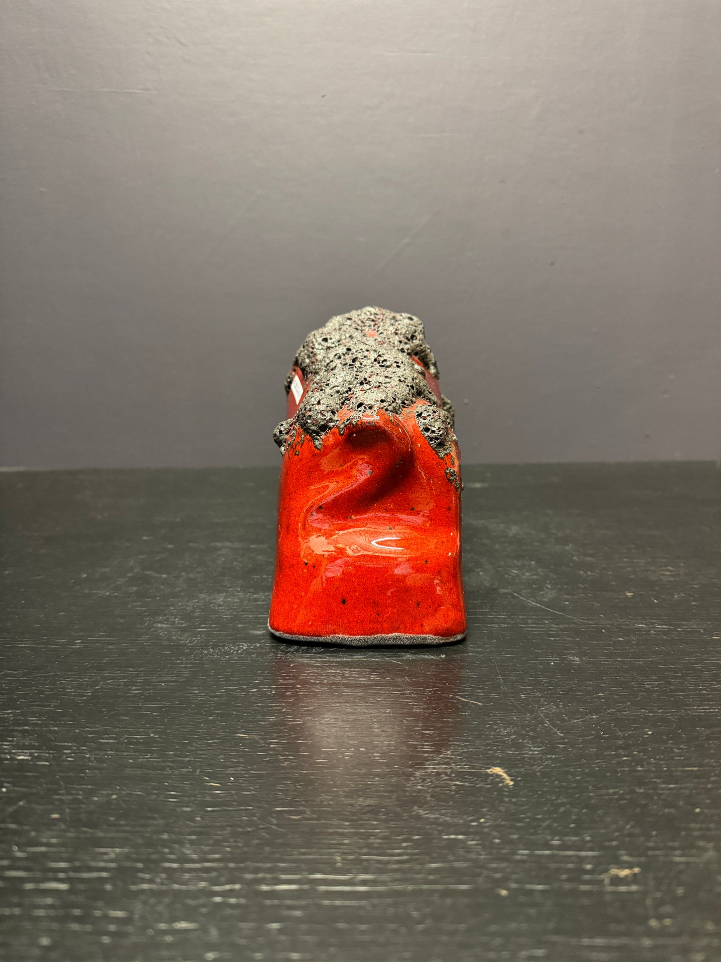 Otto Keramik Ceramic Bull West German Pottery Fat Lava