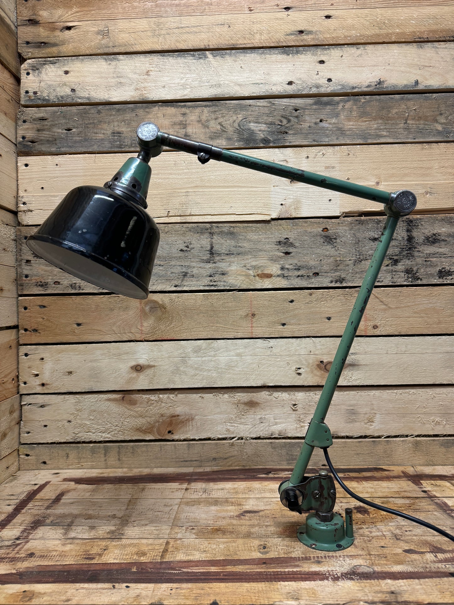 1950s Wall / Worktop Task Lamp By Curt Fischer For Midgard