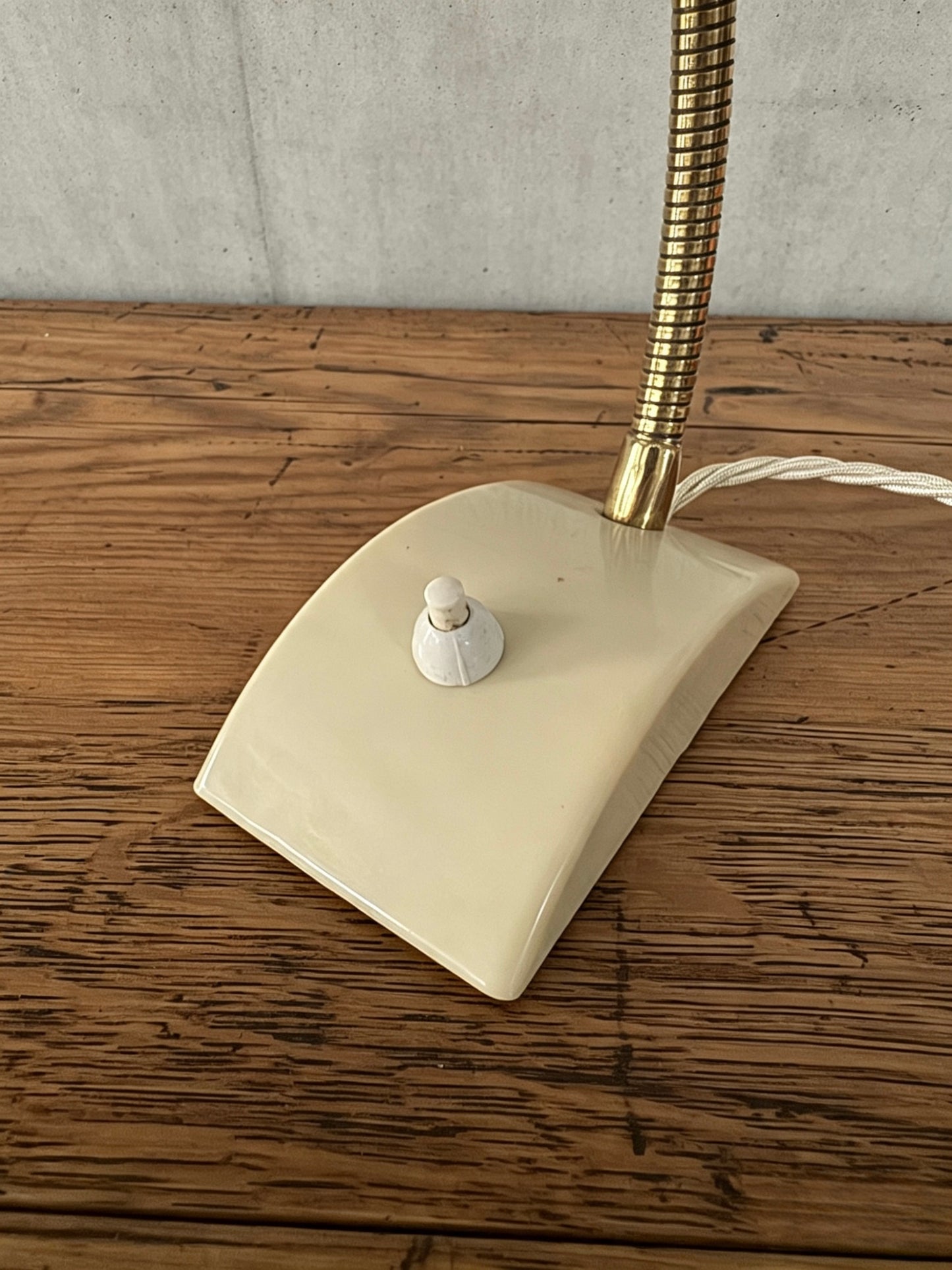 1960s German Gooseneck Table Lamp