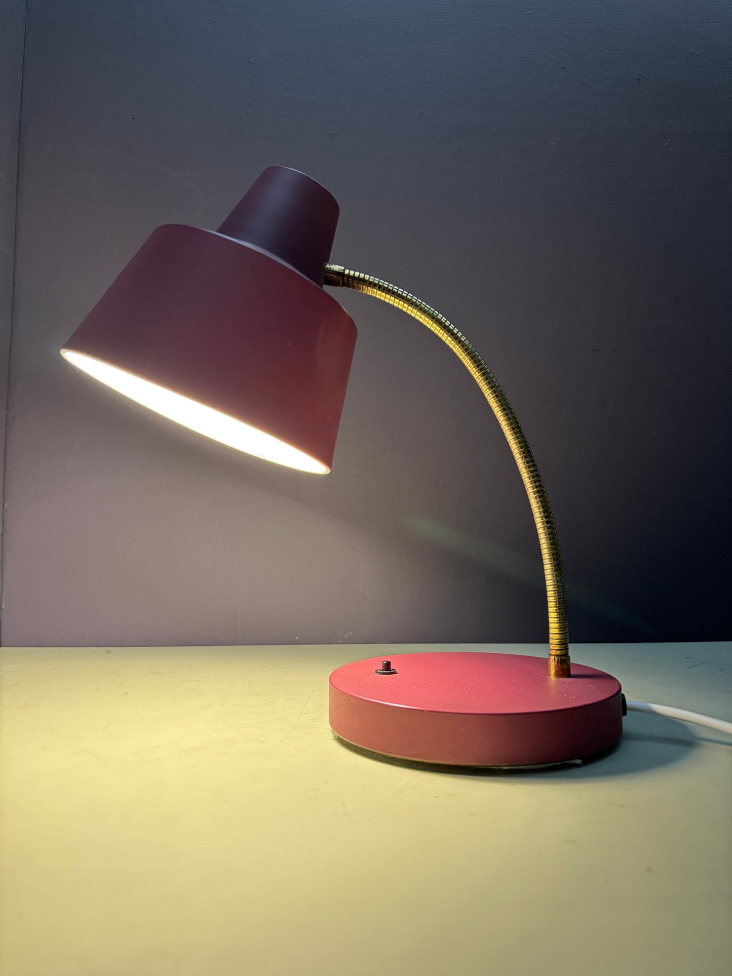 1970s German Retro Goose Neck Table Lamp
