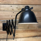 1930s Industrial Scissor Lamp By Helo Leuchten