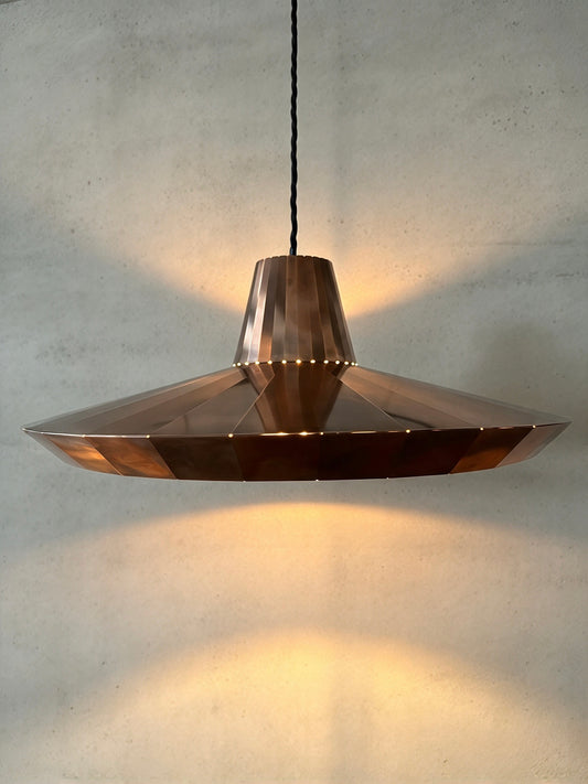 Copper Pendant Light Model CL-30 By David Derksen Design
