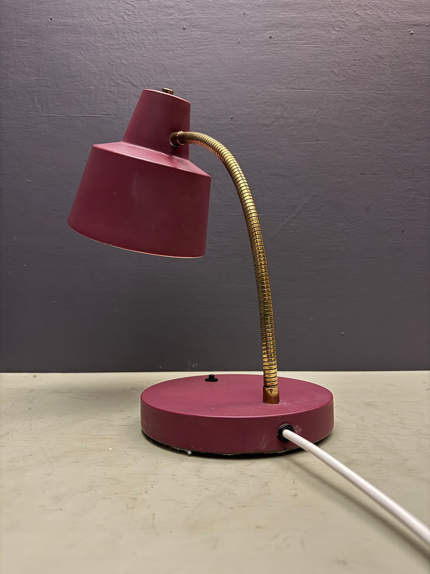 1970s German Retro Goose Neck Table Lamp