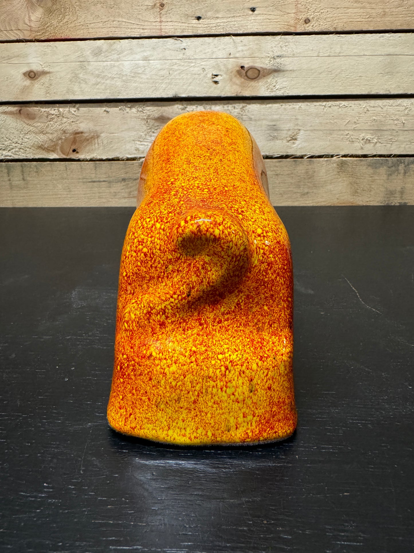 Otto Keramik Ceramic Bull West German Pottery Fat Lava