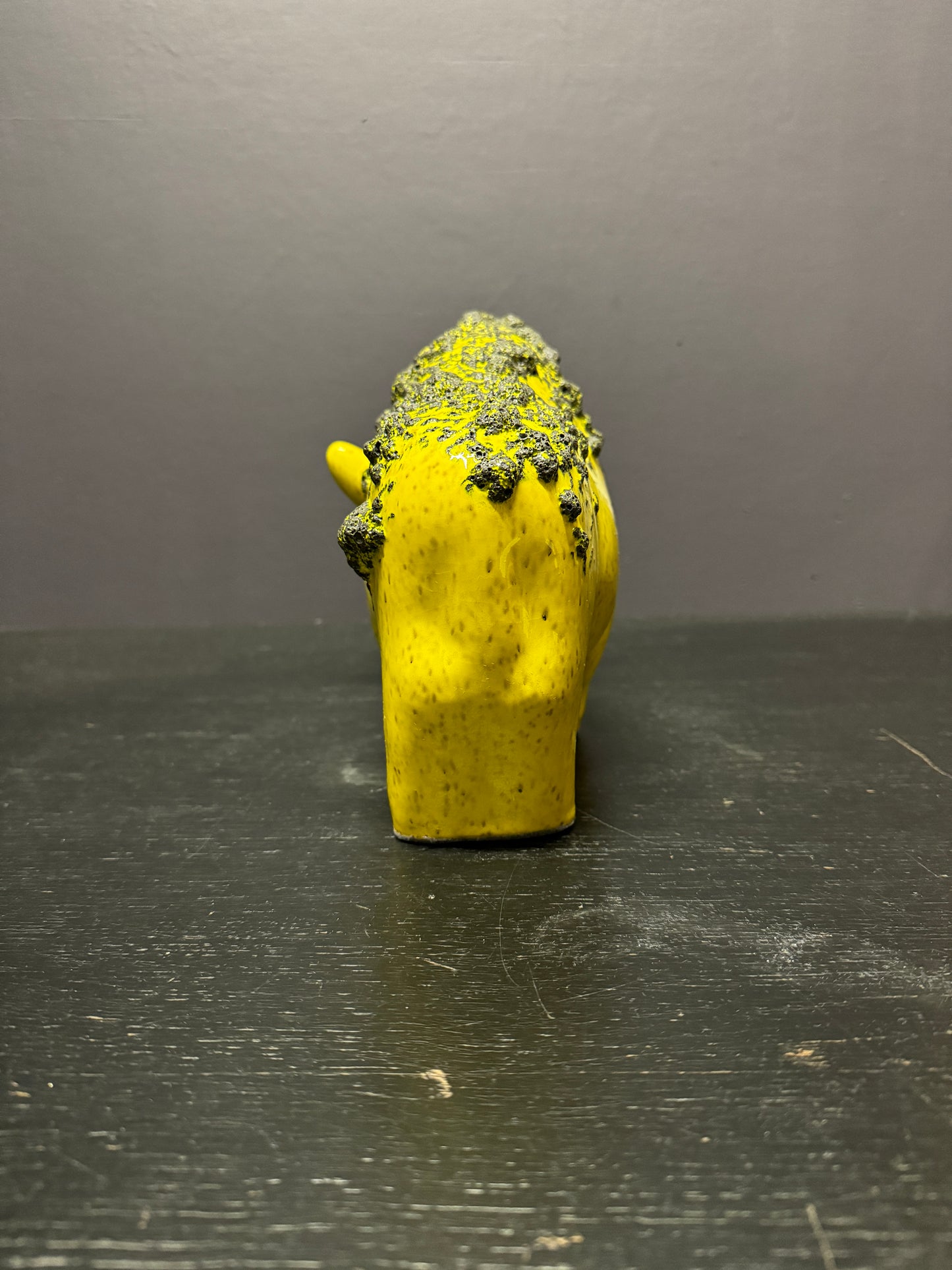 Otto Keramik Large Ceramic Bison West German Pottery Fat Lava