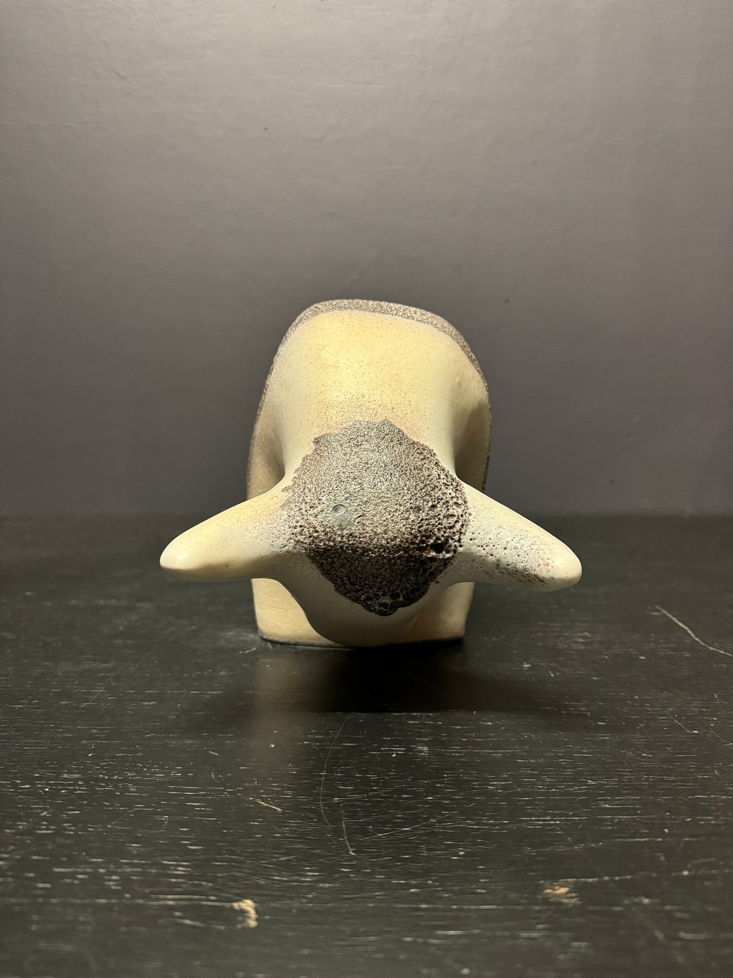 Otto Keramik Large Ceramic Bull West German Pottery Fat Lava
