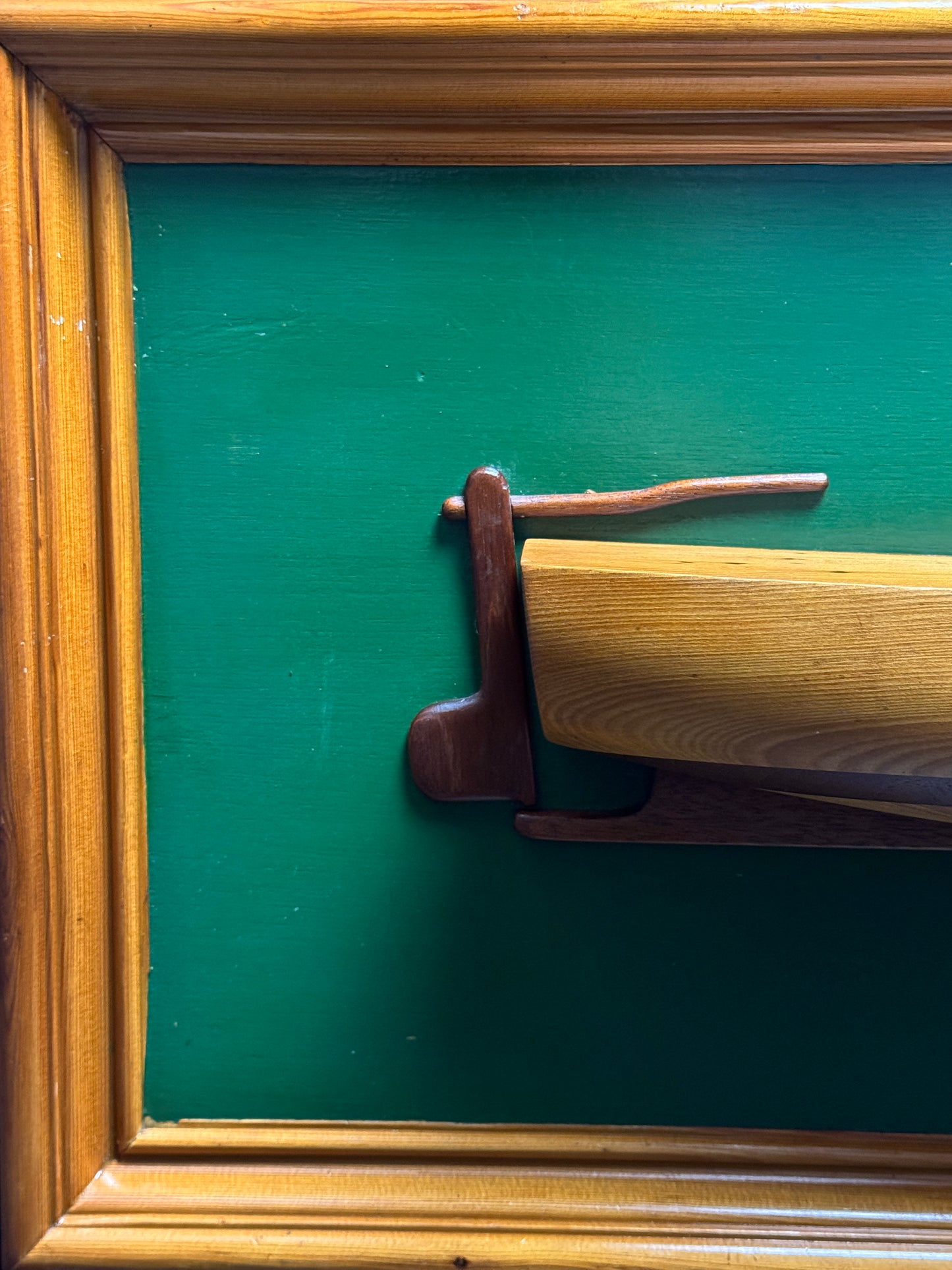 Hand Made Boat Makers Diorama Circa 1980s