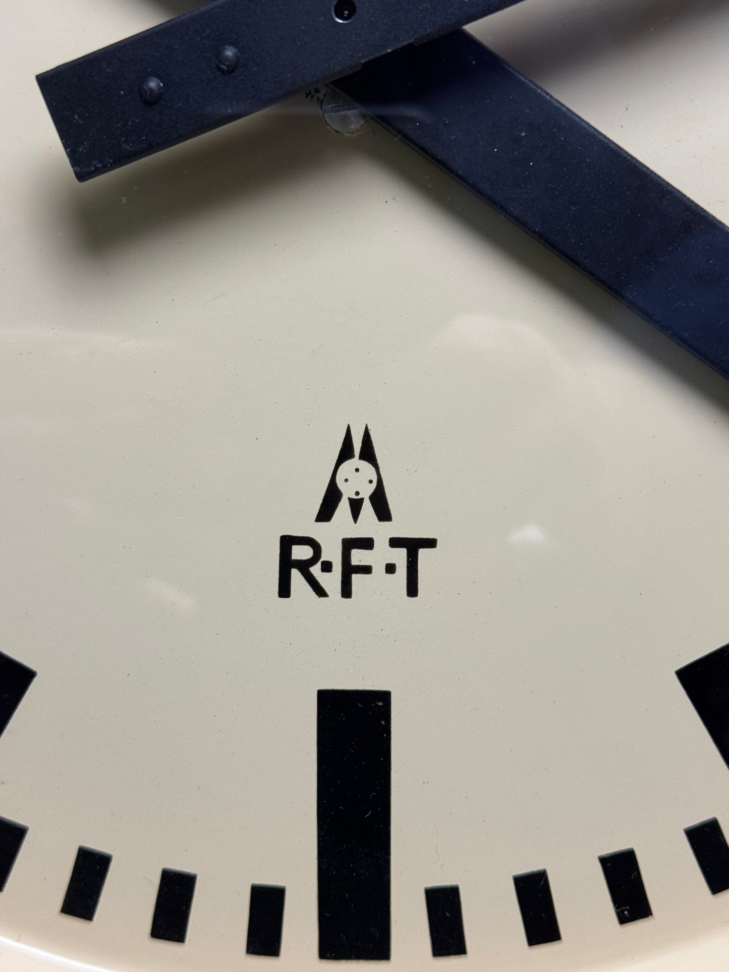 1950s East German Industrial Factory Clock By RFT