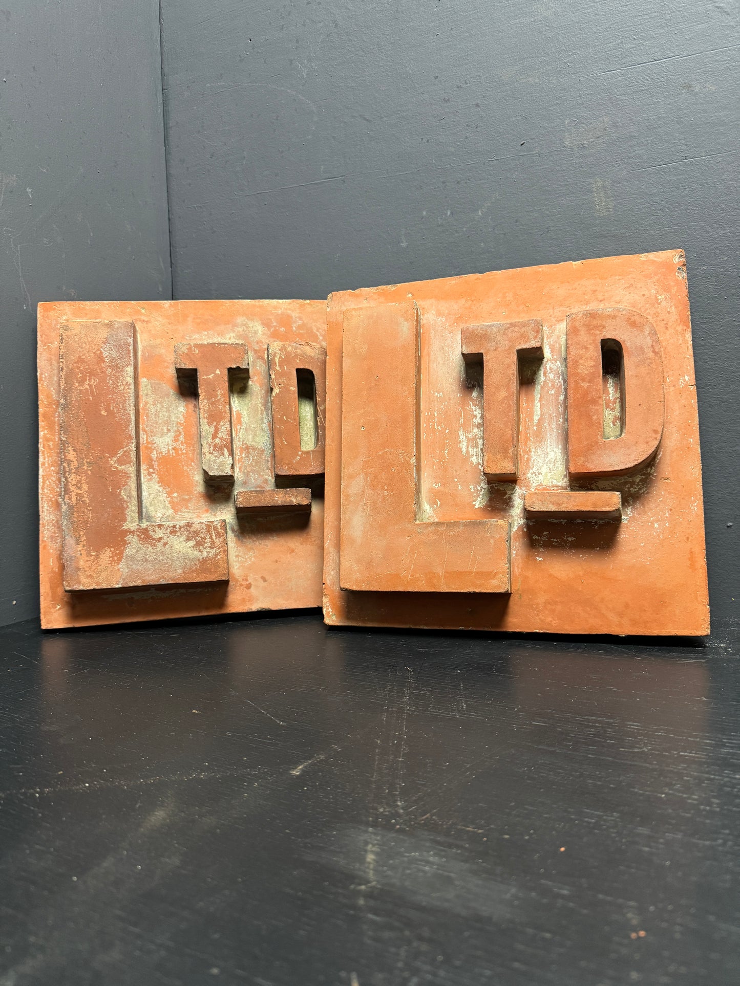 Victorian Era Terracotta Signage