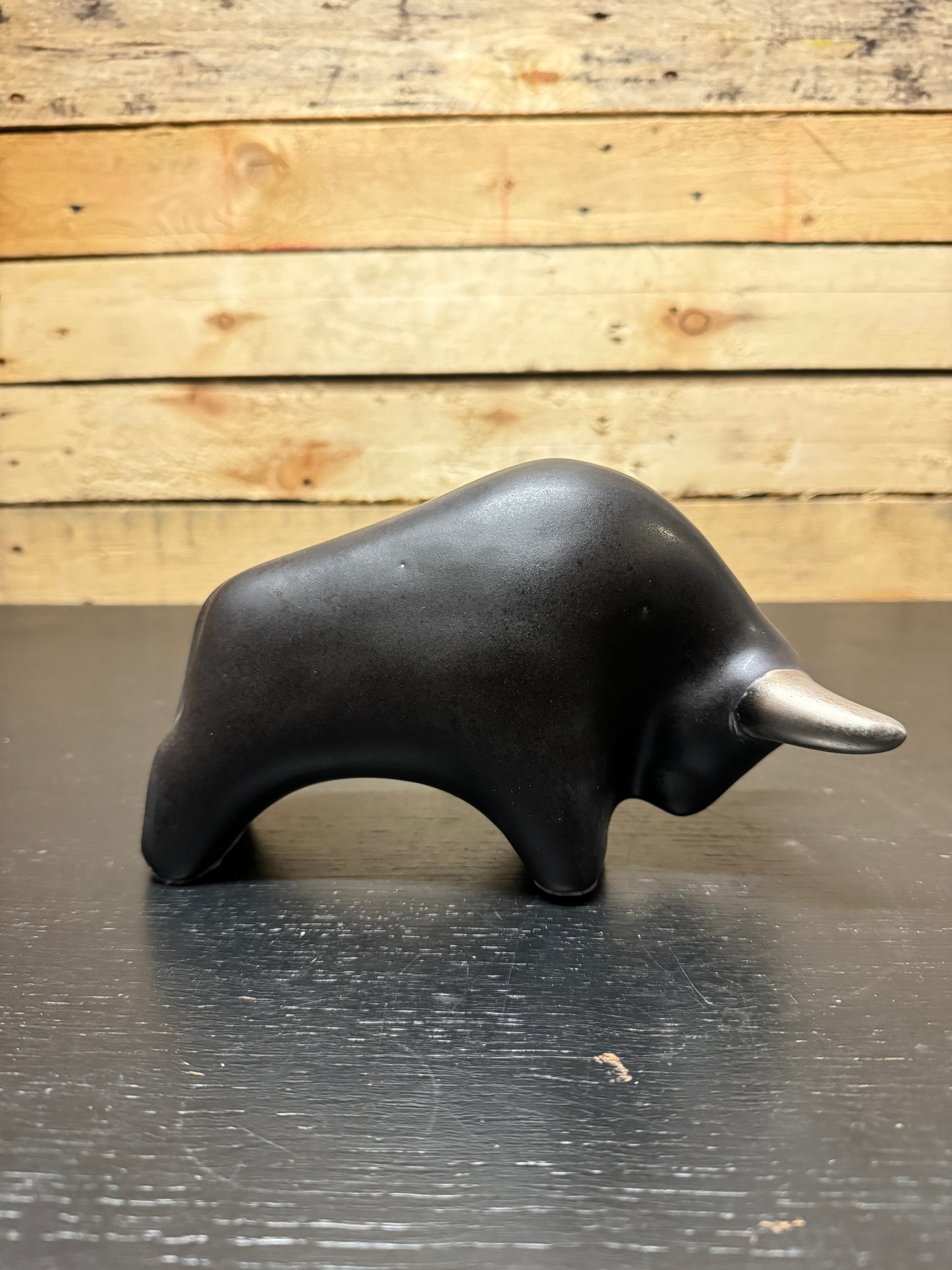 Otto Keramik Classic Ceramic Bull West German Pottery Fat Lava