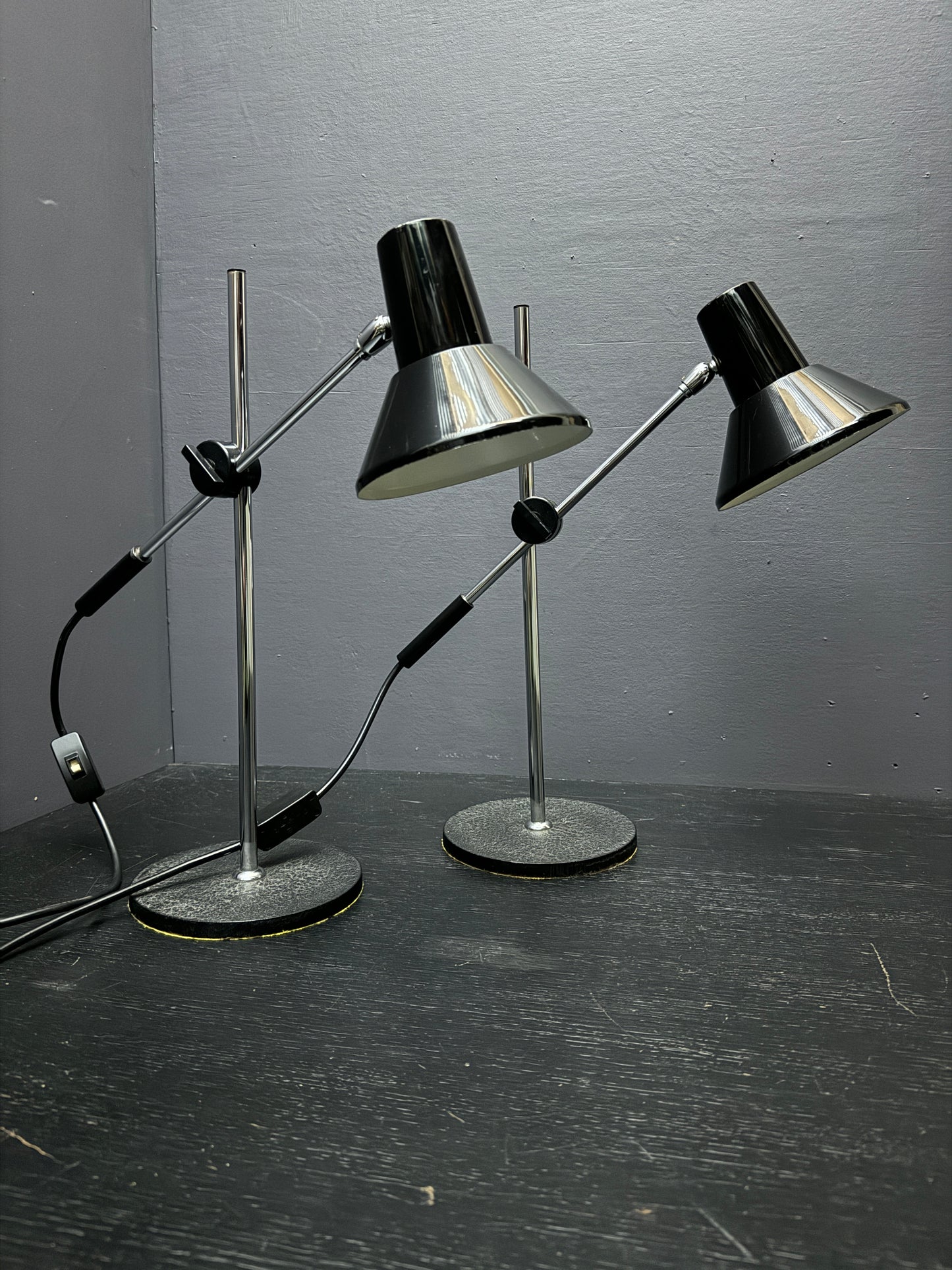1970s Table Lamps By SIS Germany