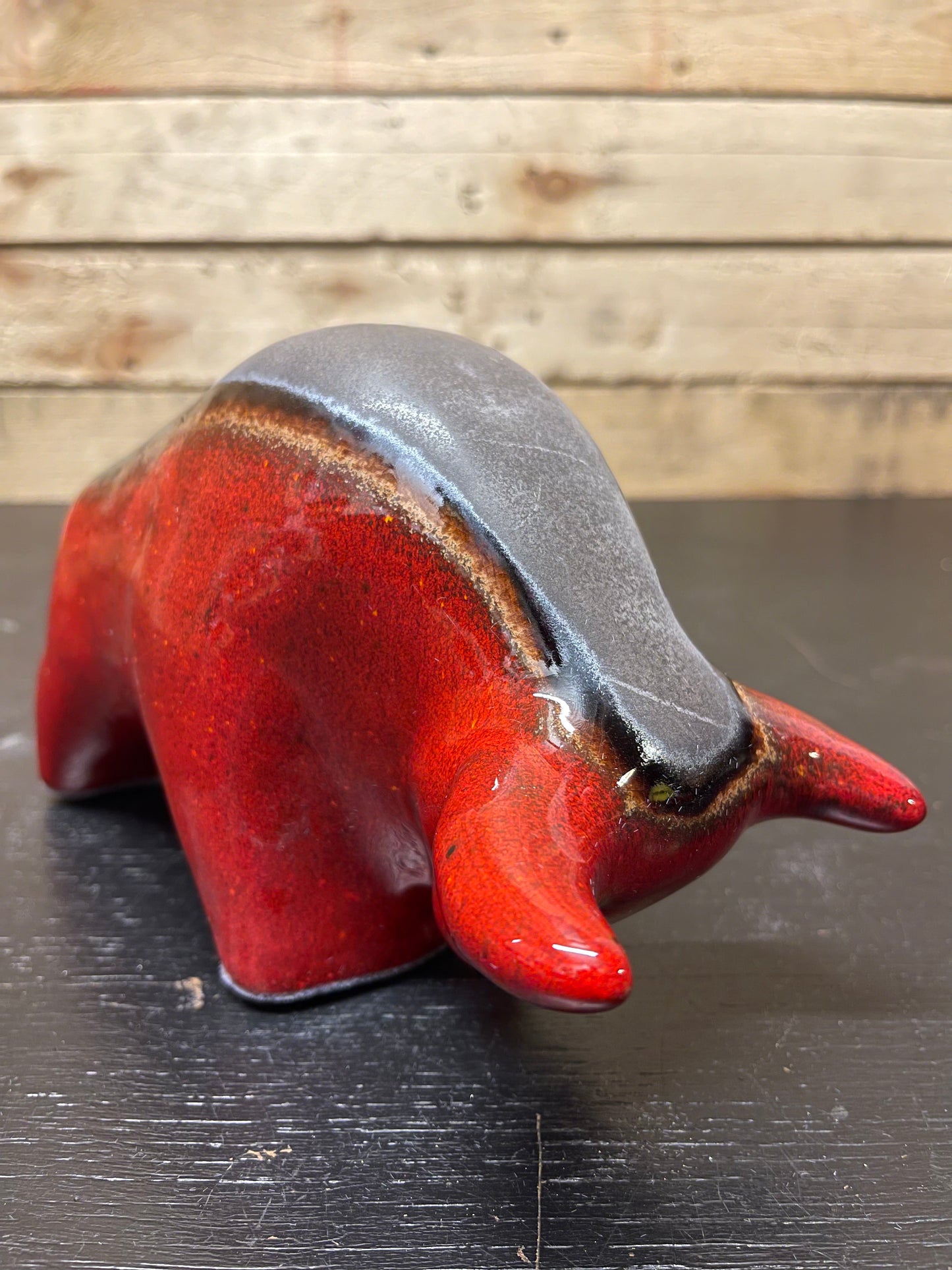 Otto Keramik Classic Ceramic Bull West German Pottery Fat Lava