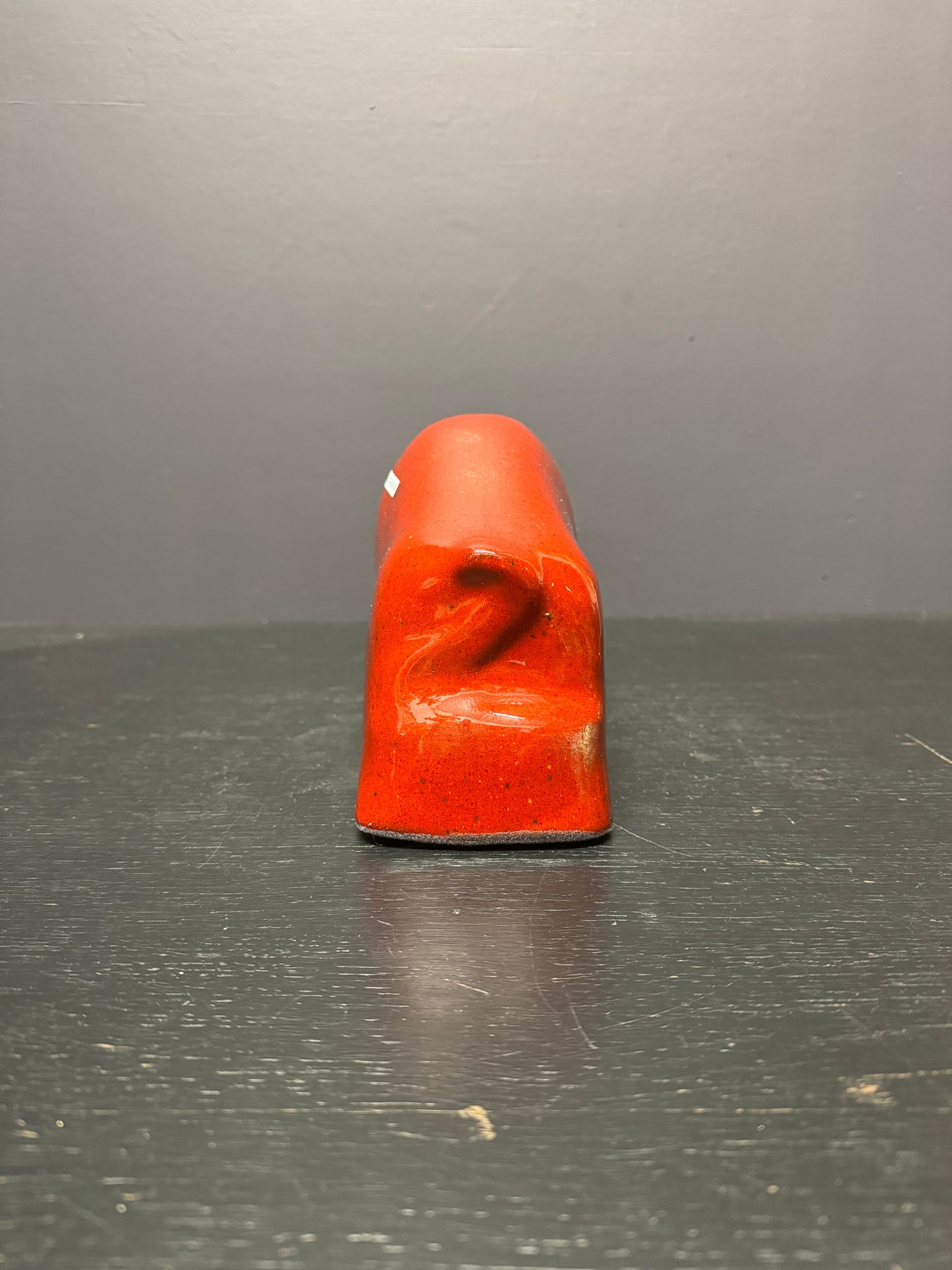 Otto Keramik Ceramic Bull West German Pottery Fat Lava