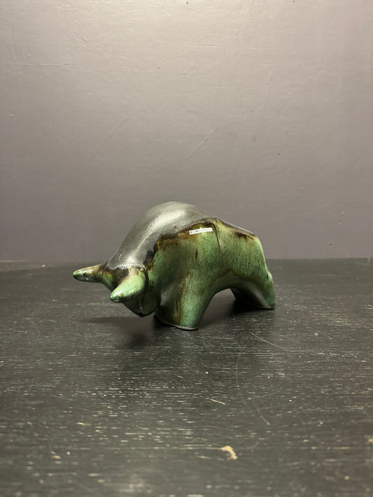 Otto Keramik Classic Ceramic Bull West German Pottery Fat Lava