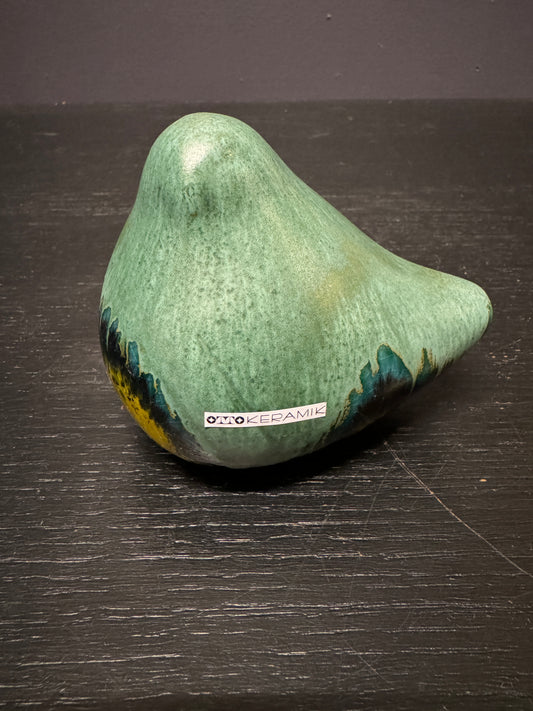 Otto Keramik Ceramic Pigeons West German Pottery Fat Lava