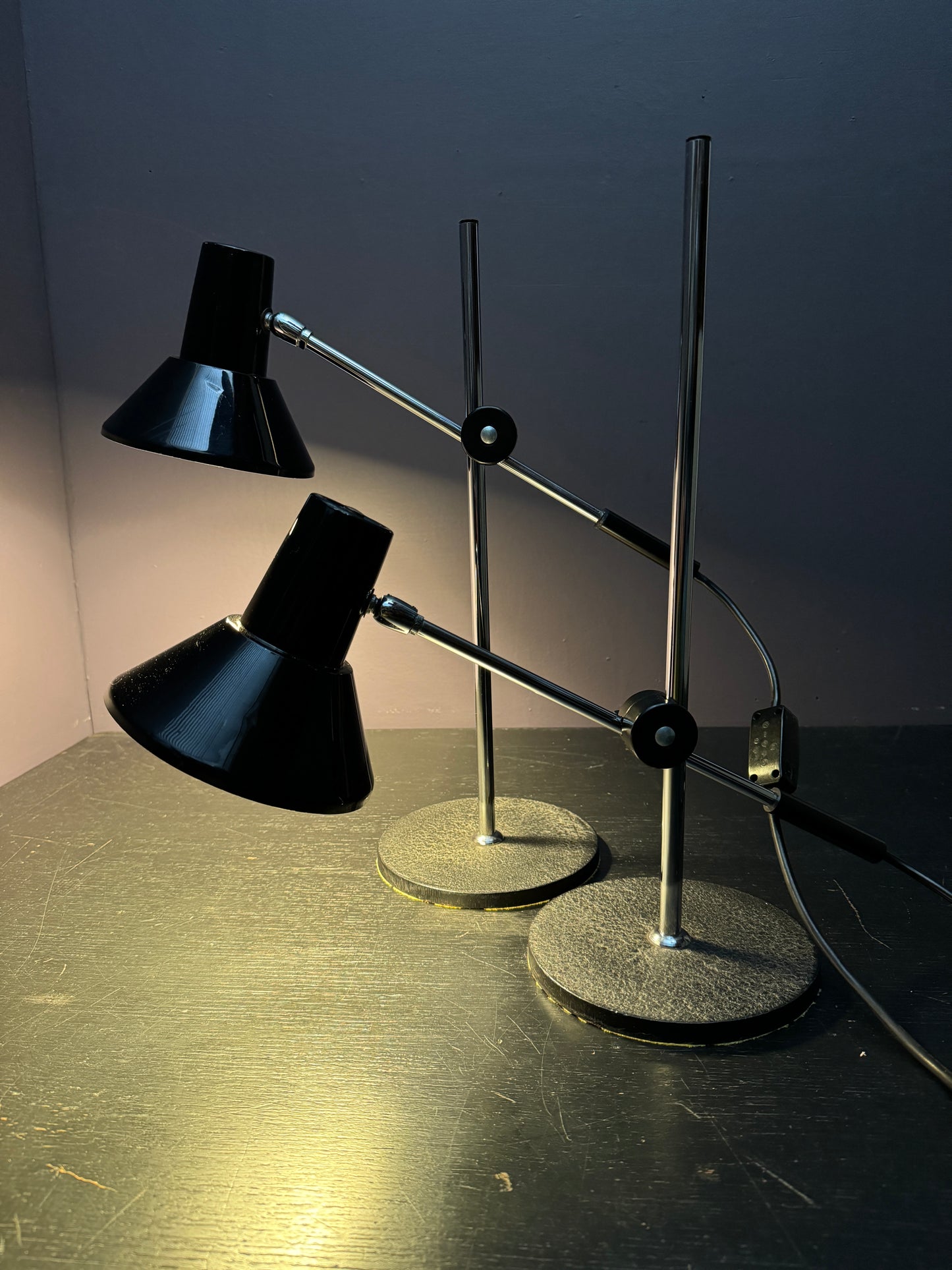 1970s Table Lamps By SIS Germany