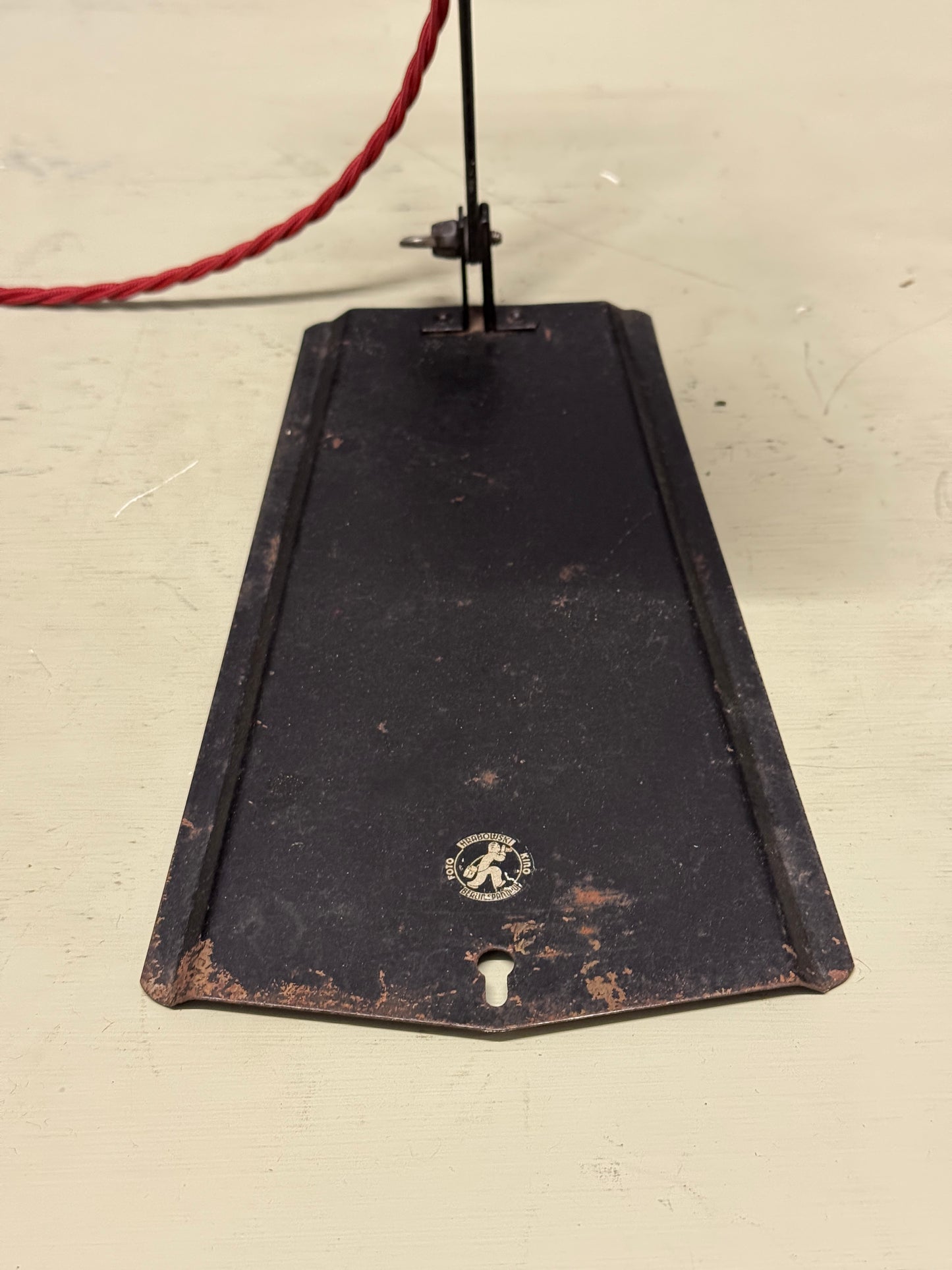 1920s Wall & Table Lamp Marked Hrabowski Foto Kino Berlin Spandau
