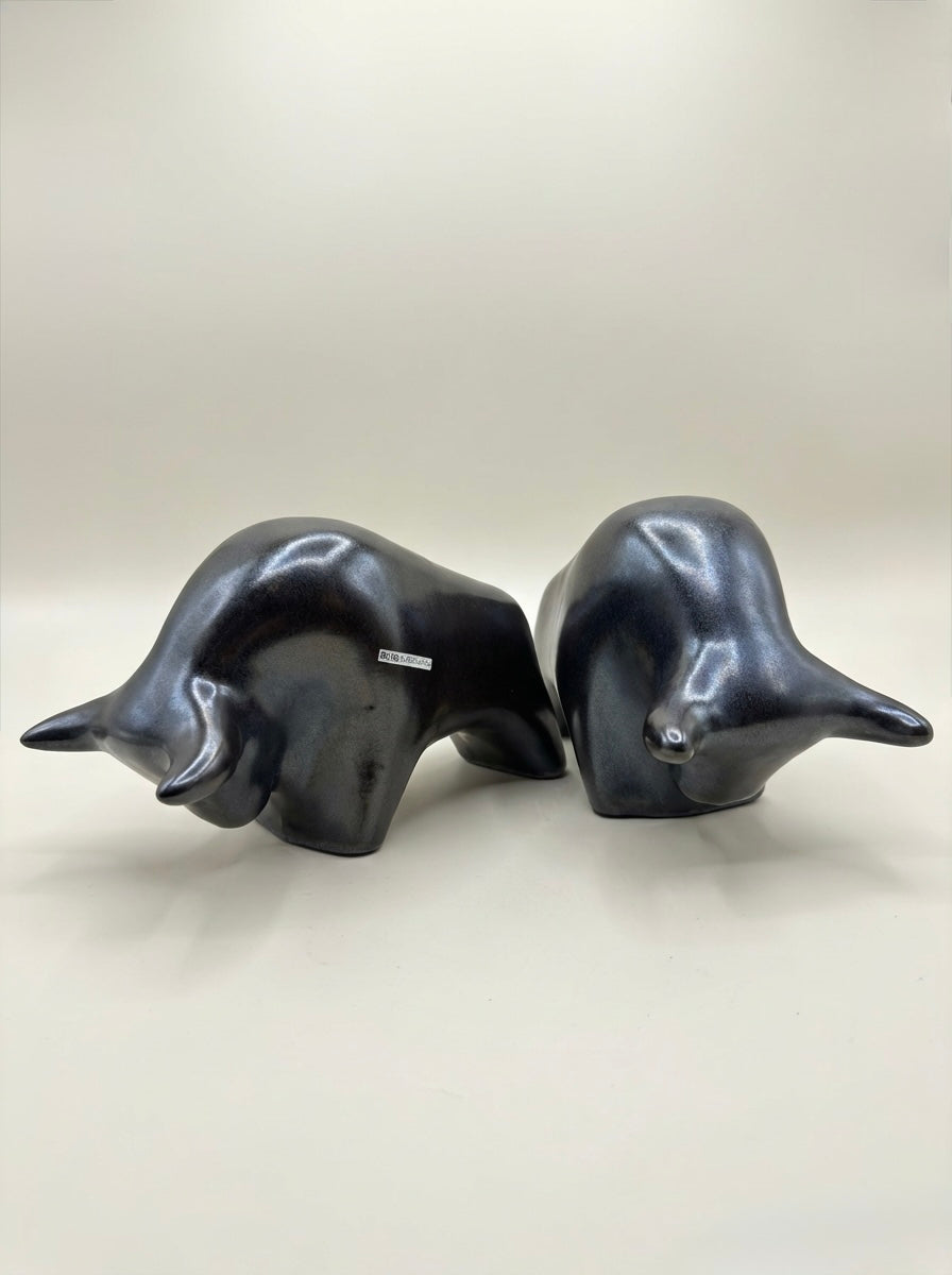 Otto Keramik Classic Ceramic Bull West German Pottery Fat Lava