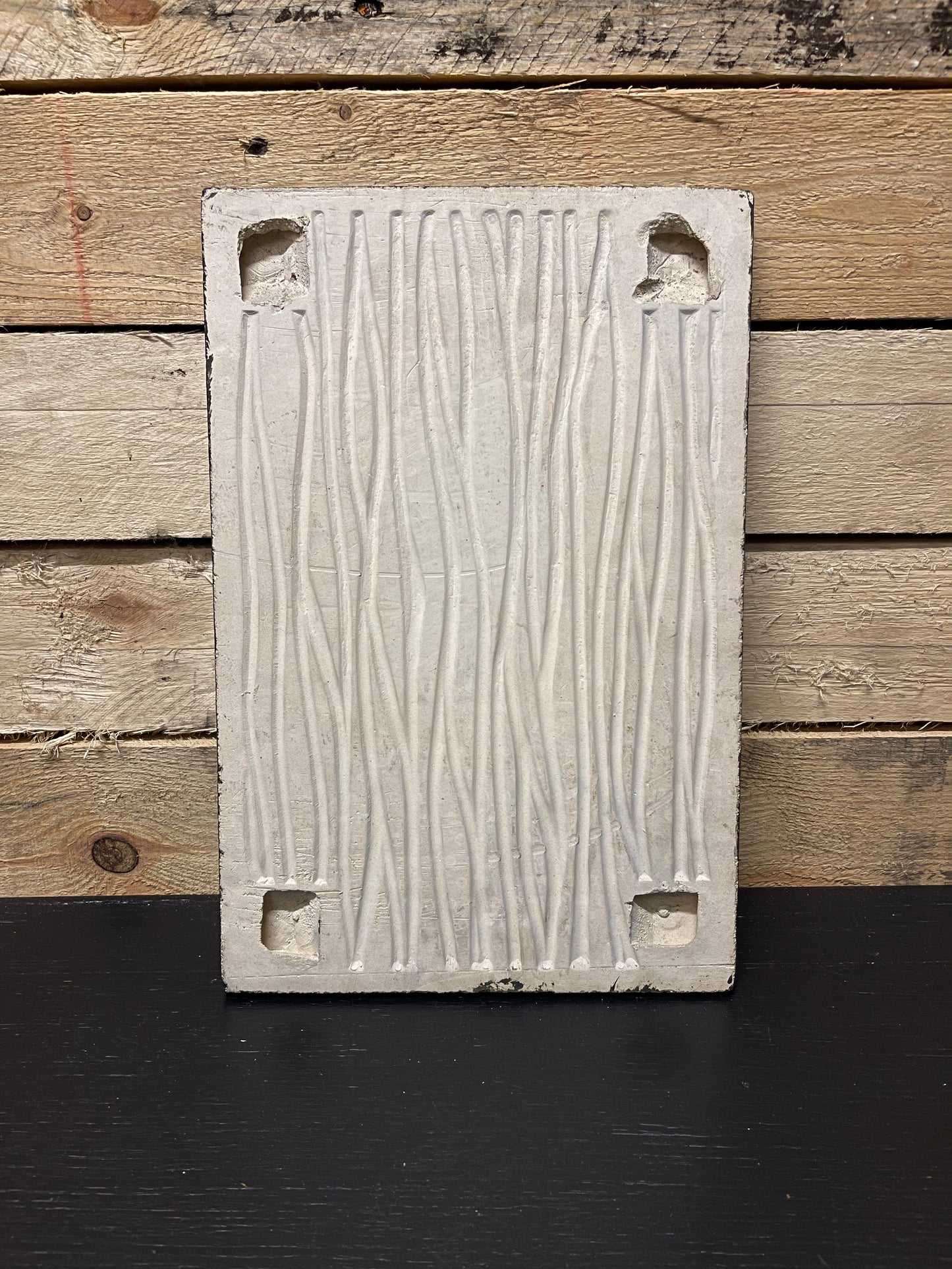 1970s West German Pottery Fat Lava Wall Tile By Ruscha Art