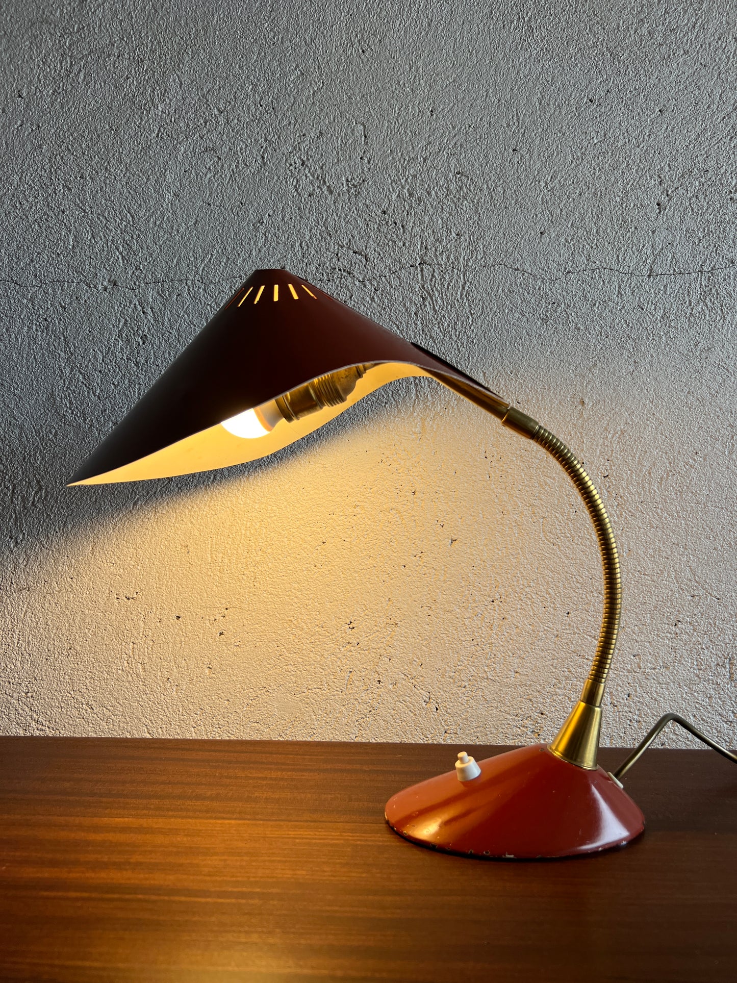 1950s Cosack Cobra Table Lamp By Gecos Germany