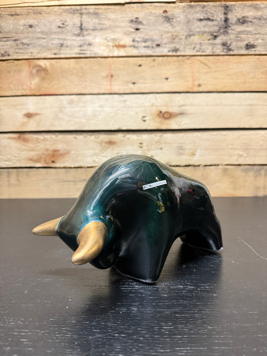 Otto Keramik Classic Ceramic Bull West German Pottery Fat Lava