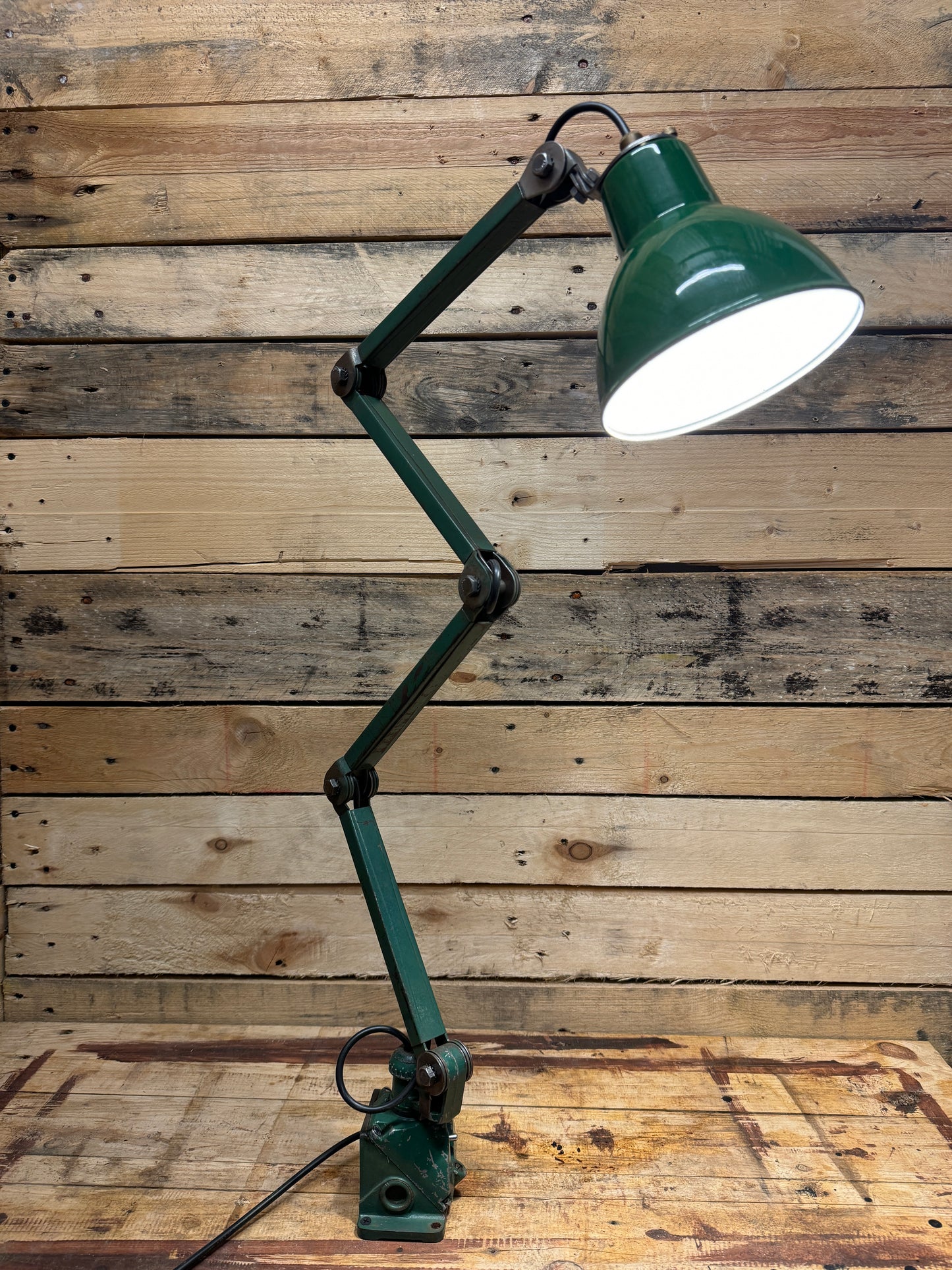 1930s Wall / Worktop Industrial Task Lamp By EDL.