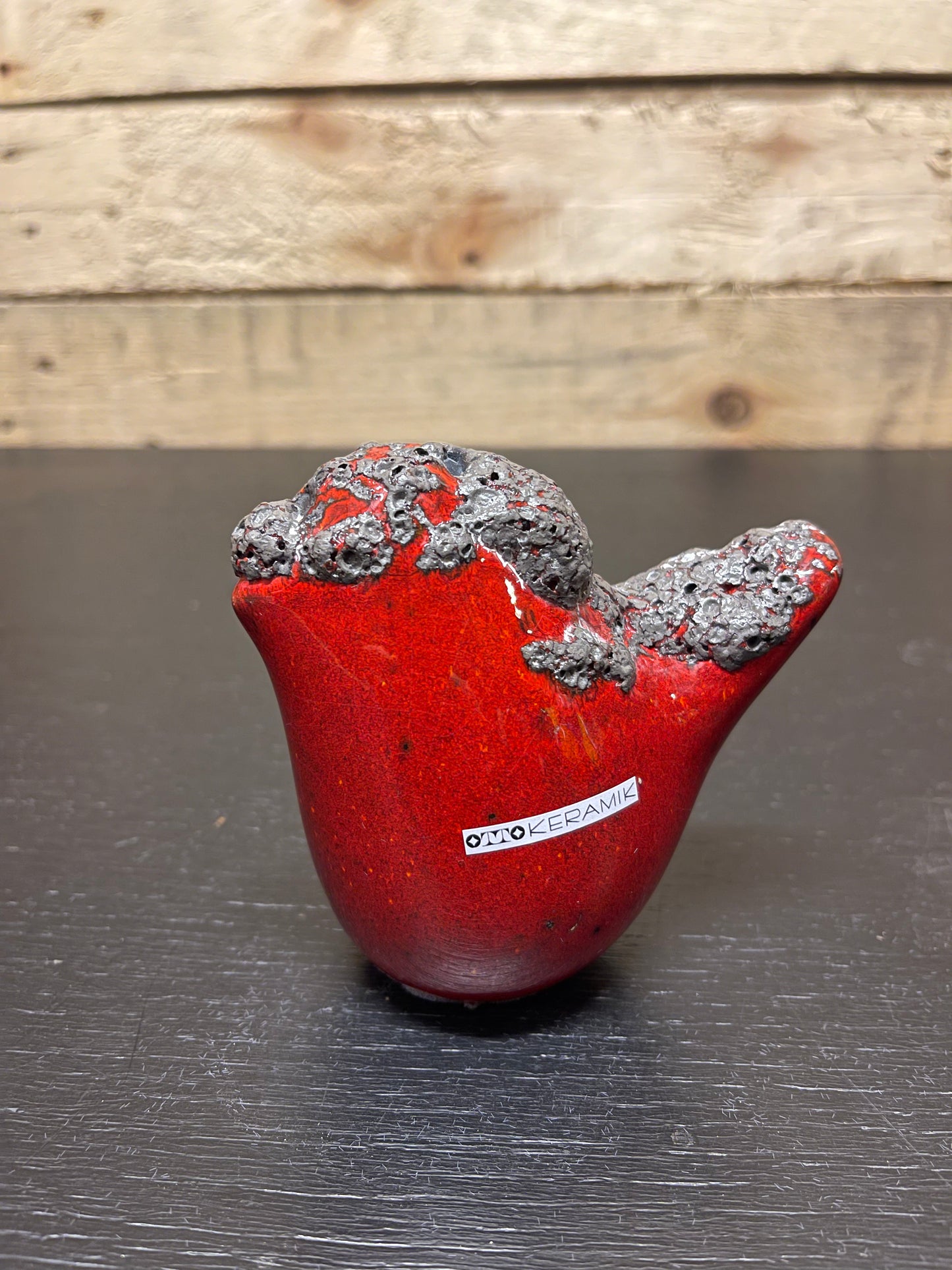 Otto Keramik Ceramic Birds West German Pottery Fat Lava