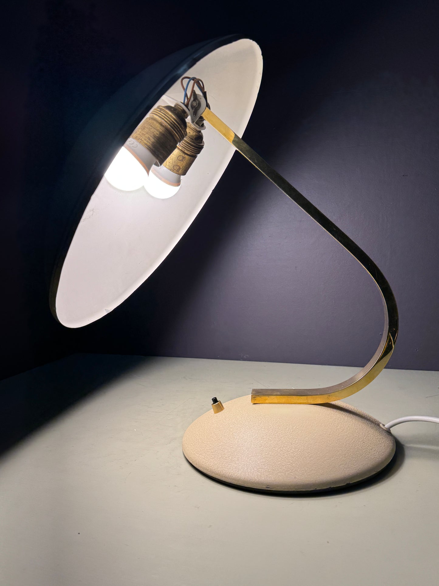 1960s Modernist Table Lamp By Helo Leuchten