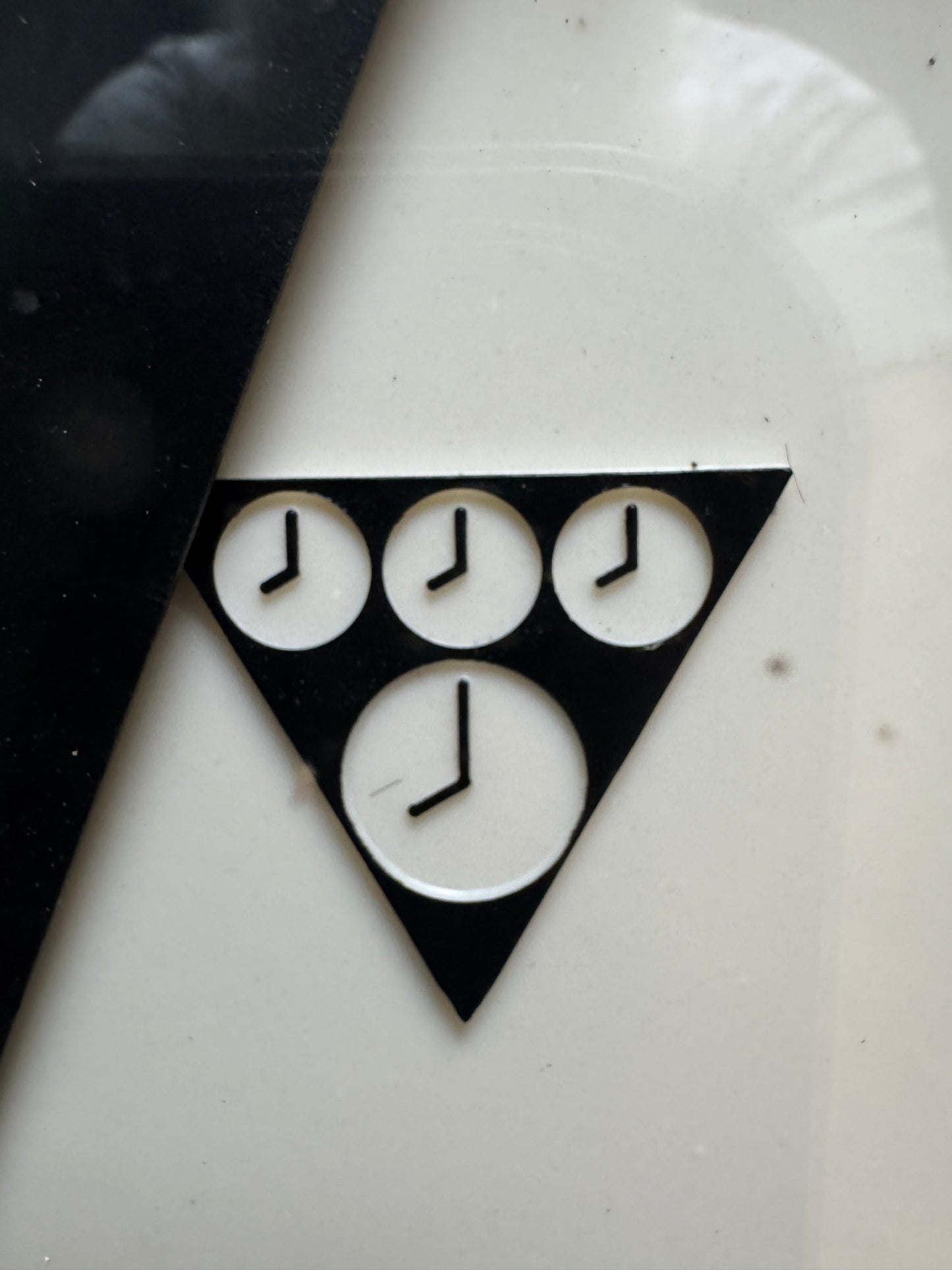 Large Czech 1940s Bakelite Office / Factory Clocks By Pragotron