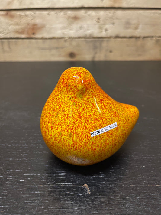 Otto Keramik Ceramic Pigeons West German Pottery Fat Lava