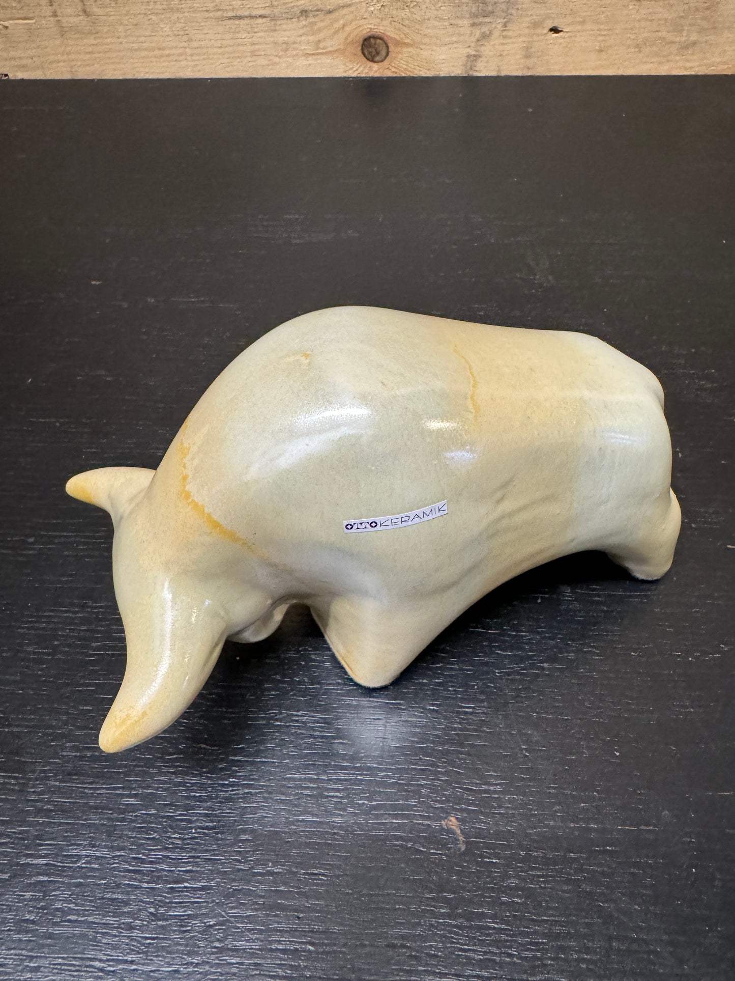 Otto Keramik Classic Ceramic Bull West German Pottery Fat Lava