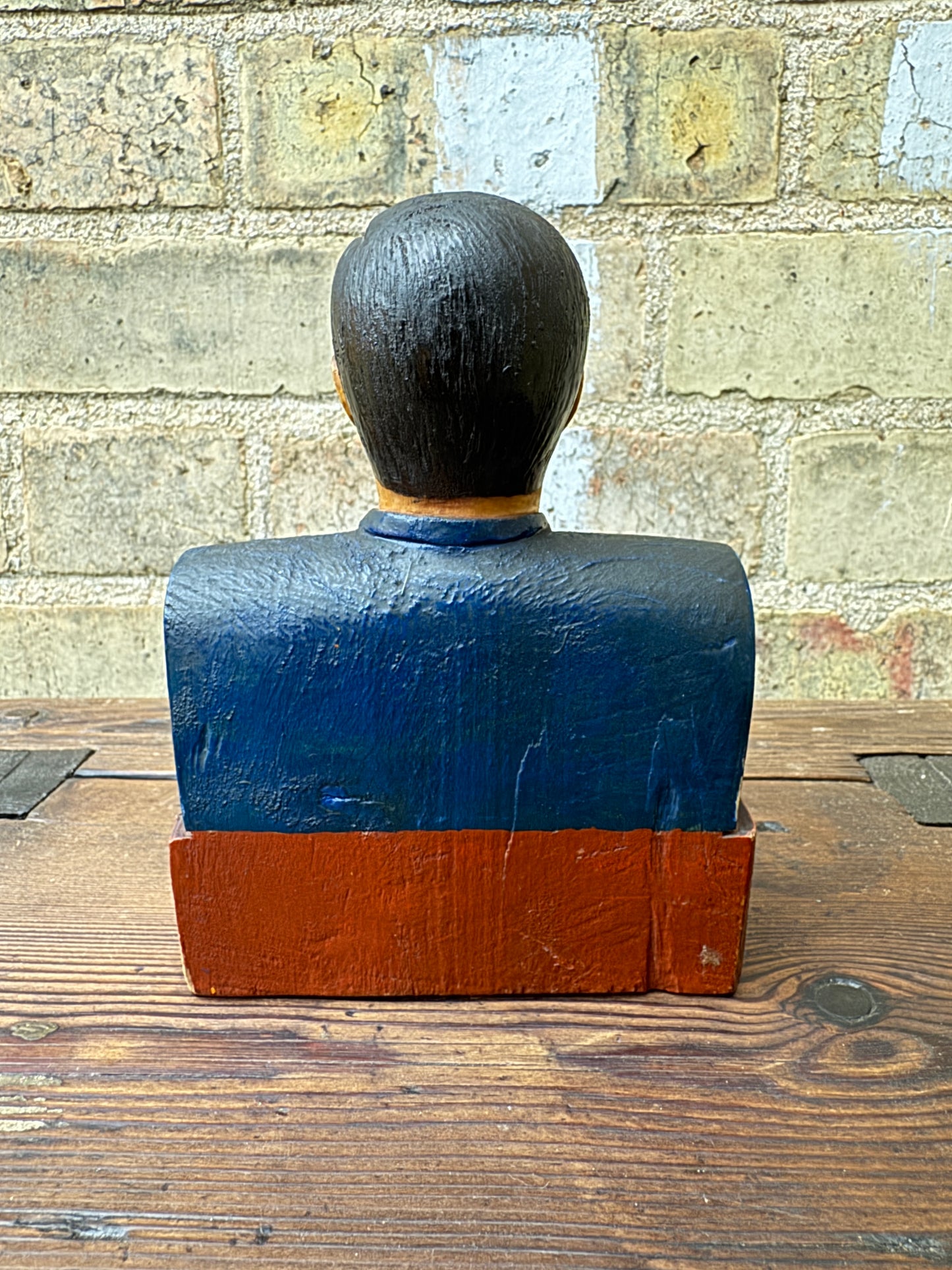 1960s Hand Carved President Kennedy Bust