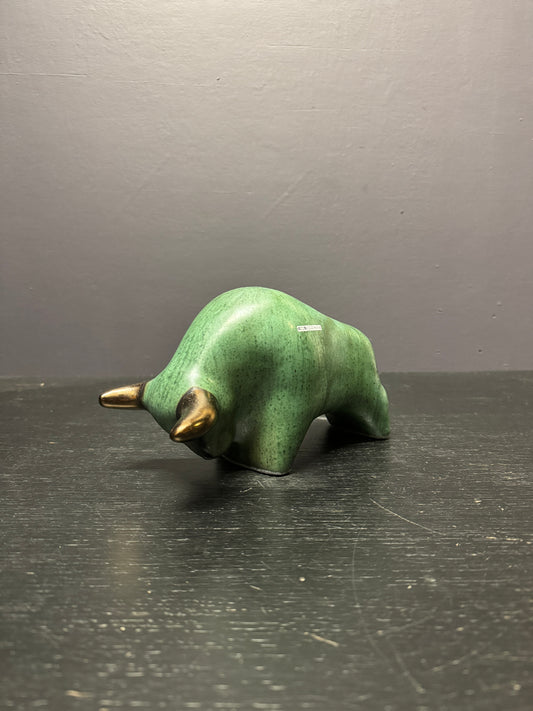 Otto Keramik Classic Ceramic Bull West German Pottery Fat Lava