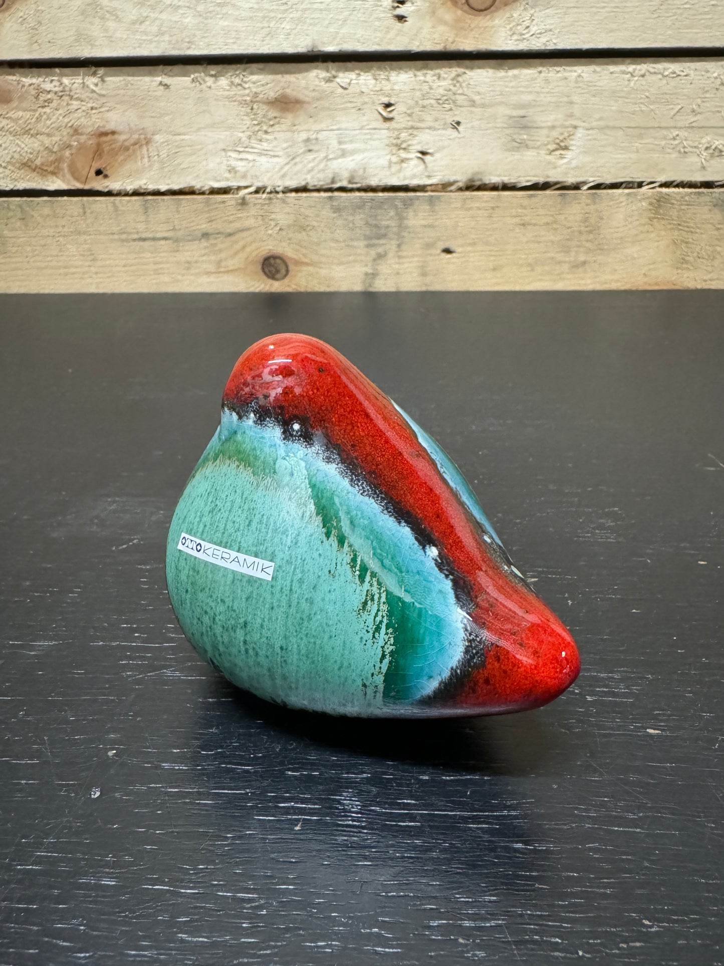 Otto Keramik Ceramic Pigeons West German Pottery Fat Lava