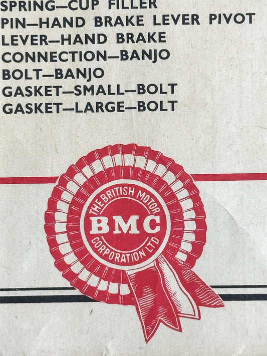 B.M.C. British Motor Corporation Educational Poster Circa 1950s