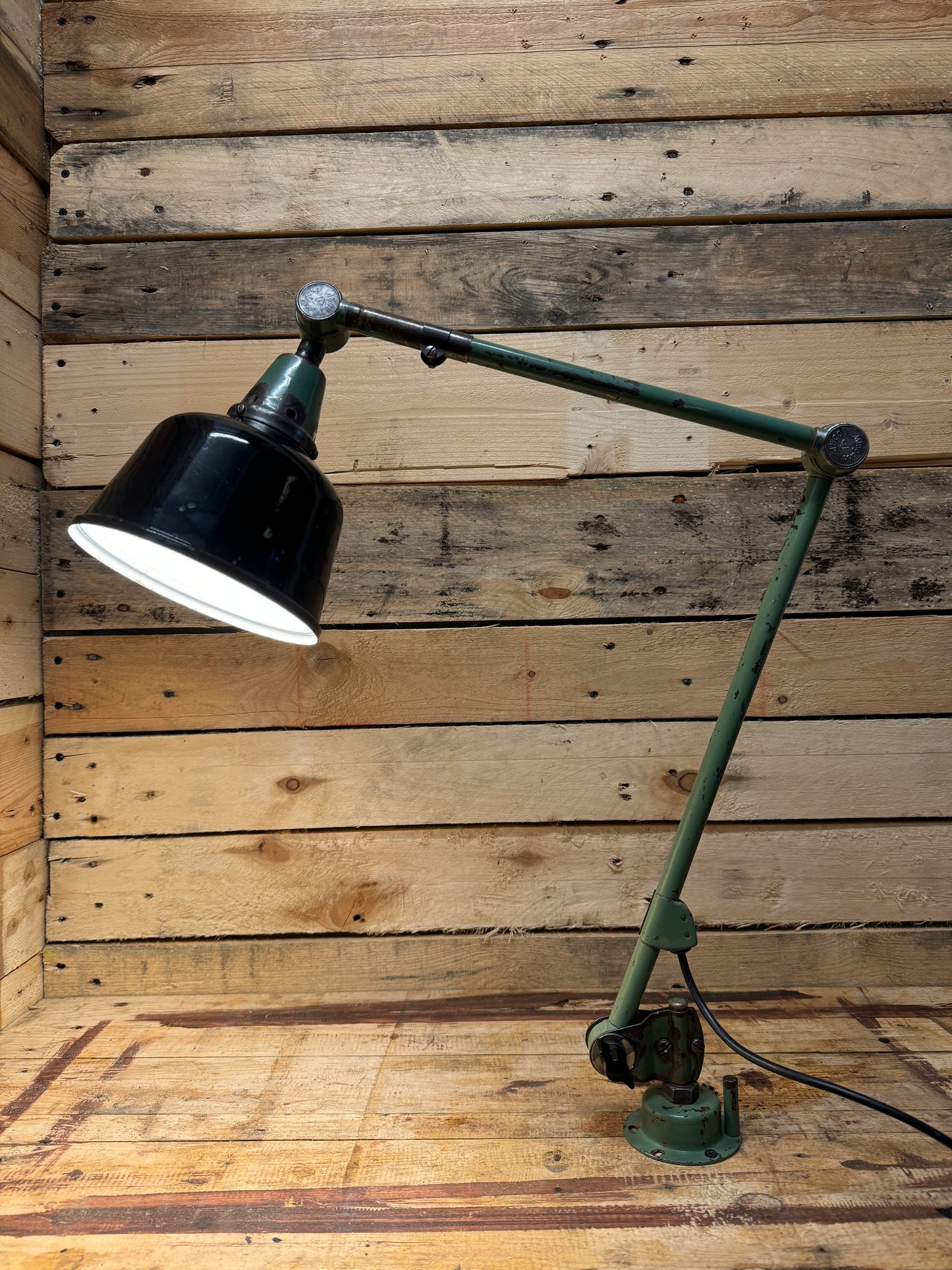1950s Wall / Worktop Task Lamp By Curt Fischer For Midgard