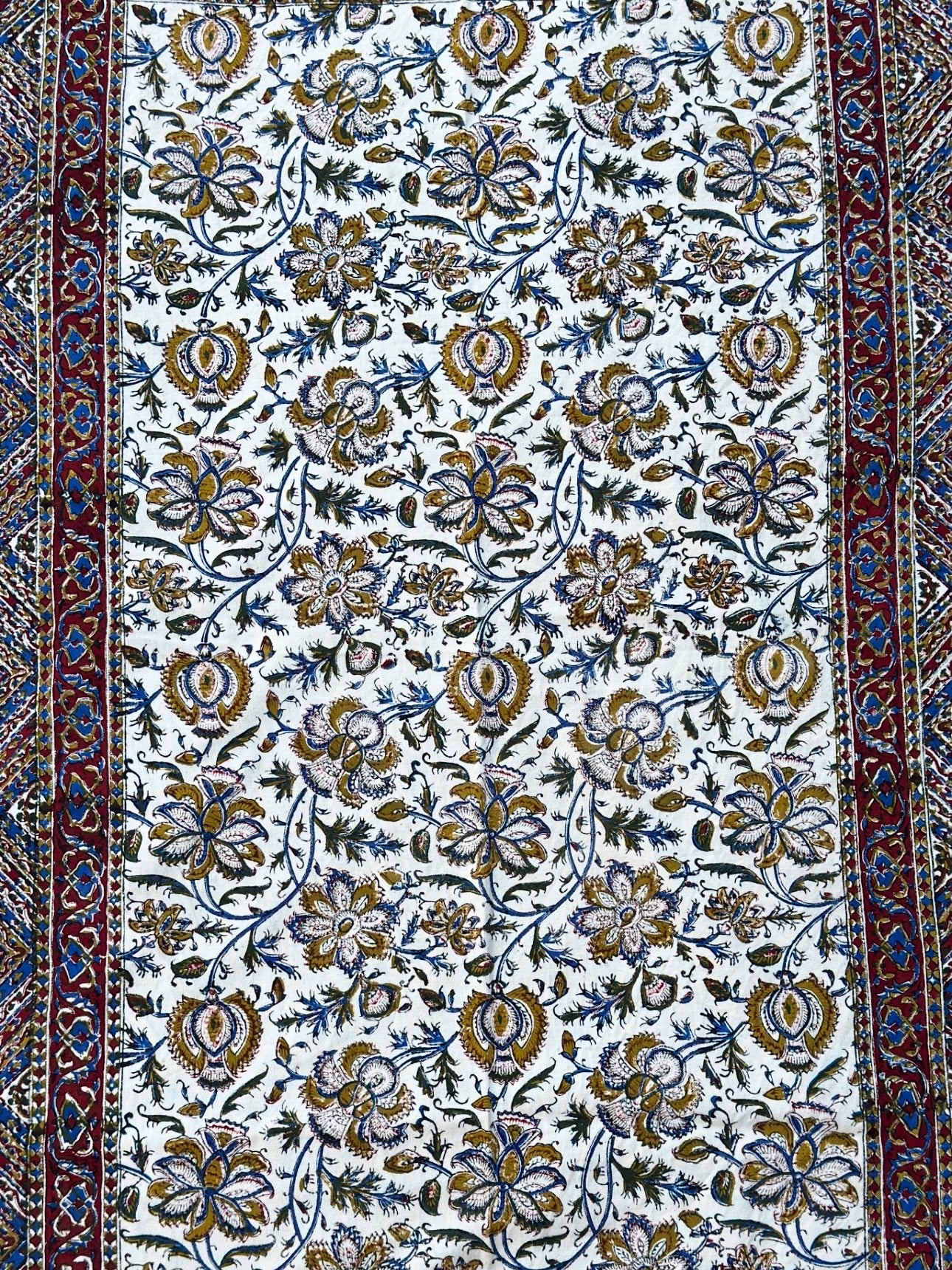 Ghalamkari Hand Block Prints Made In Iran