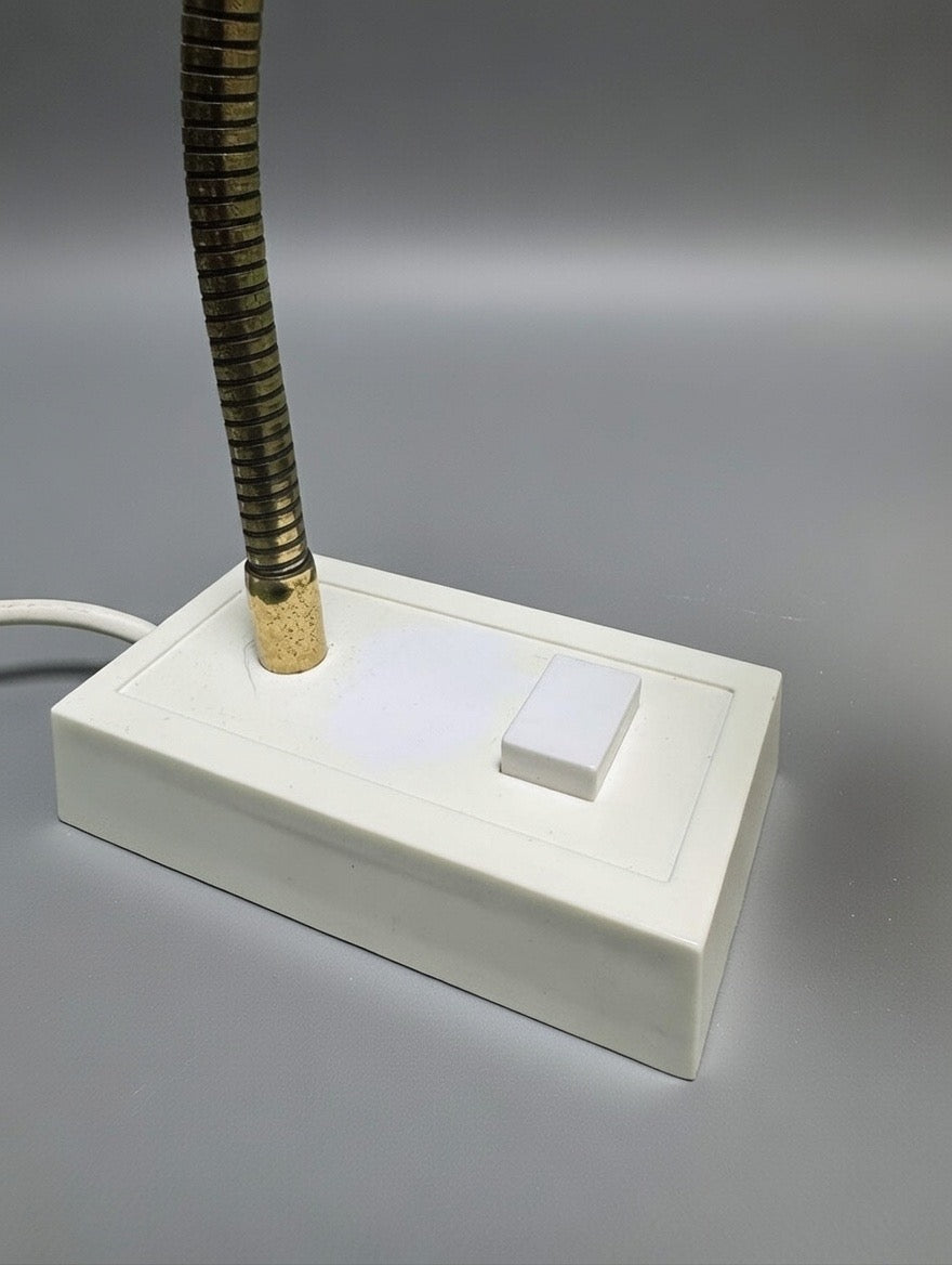 1970s German Retro Gooseneck Table Lamp