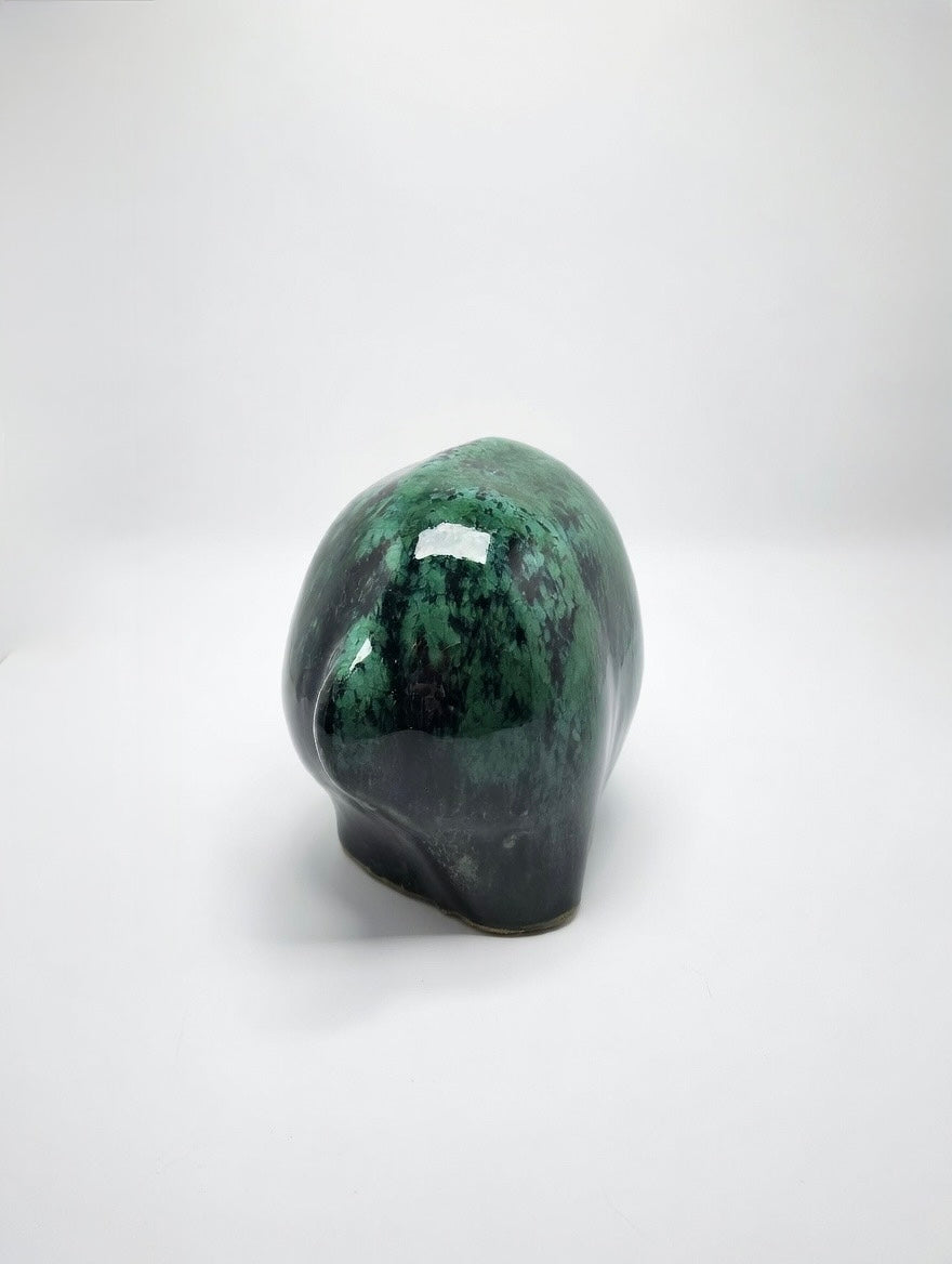 Otto Keramik Ceramic Hippopotamus West German Pottery Fat Lava