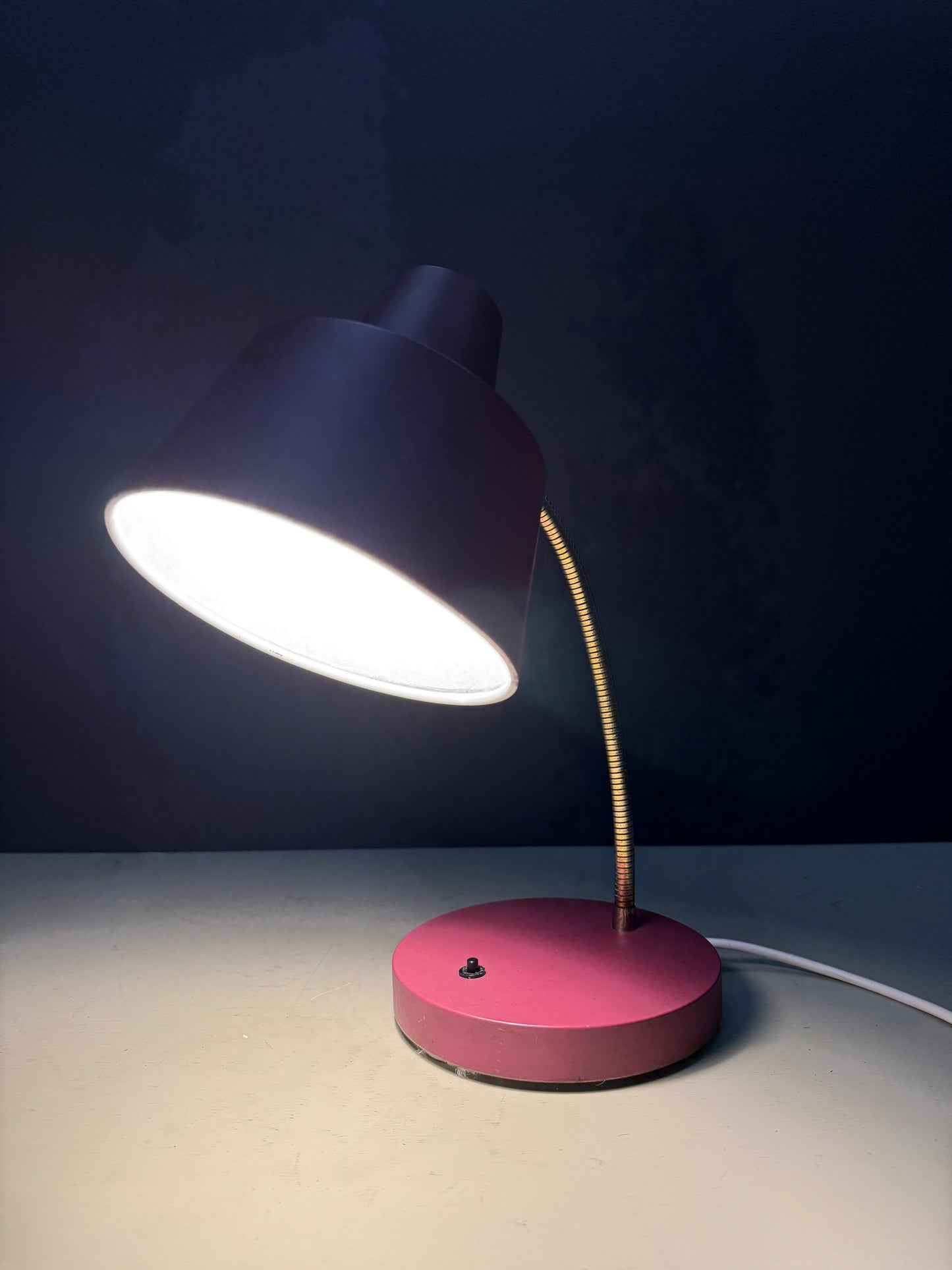 1970s German Retro Goose Neck Table Lamp