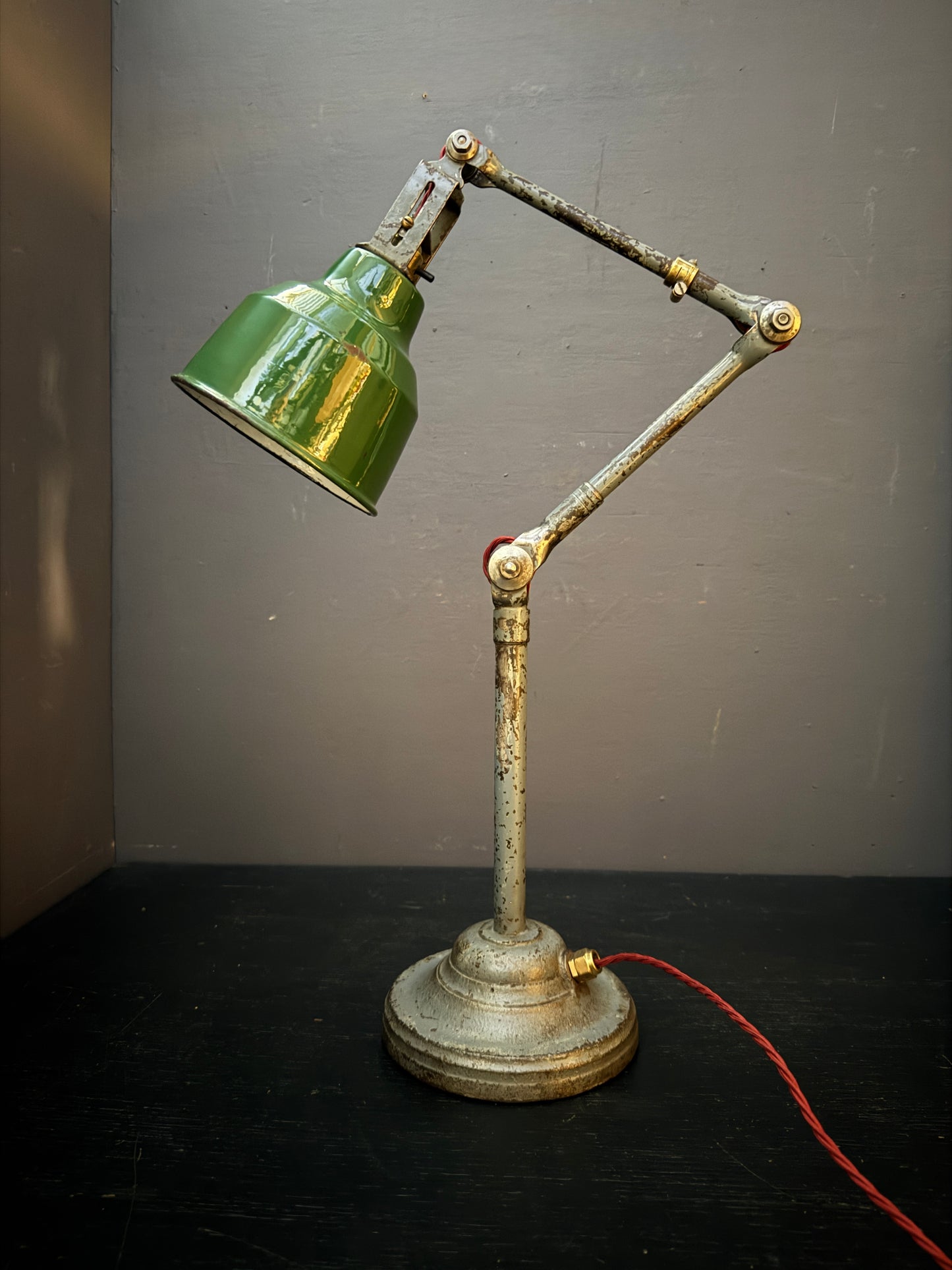1930s Industrial Task Lamp By John Dugdill & Co