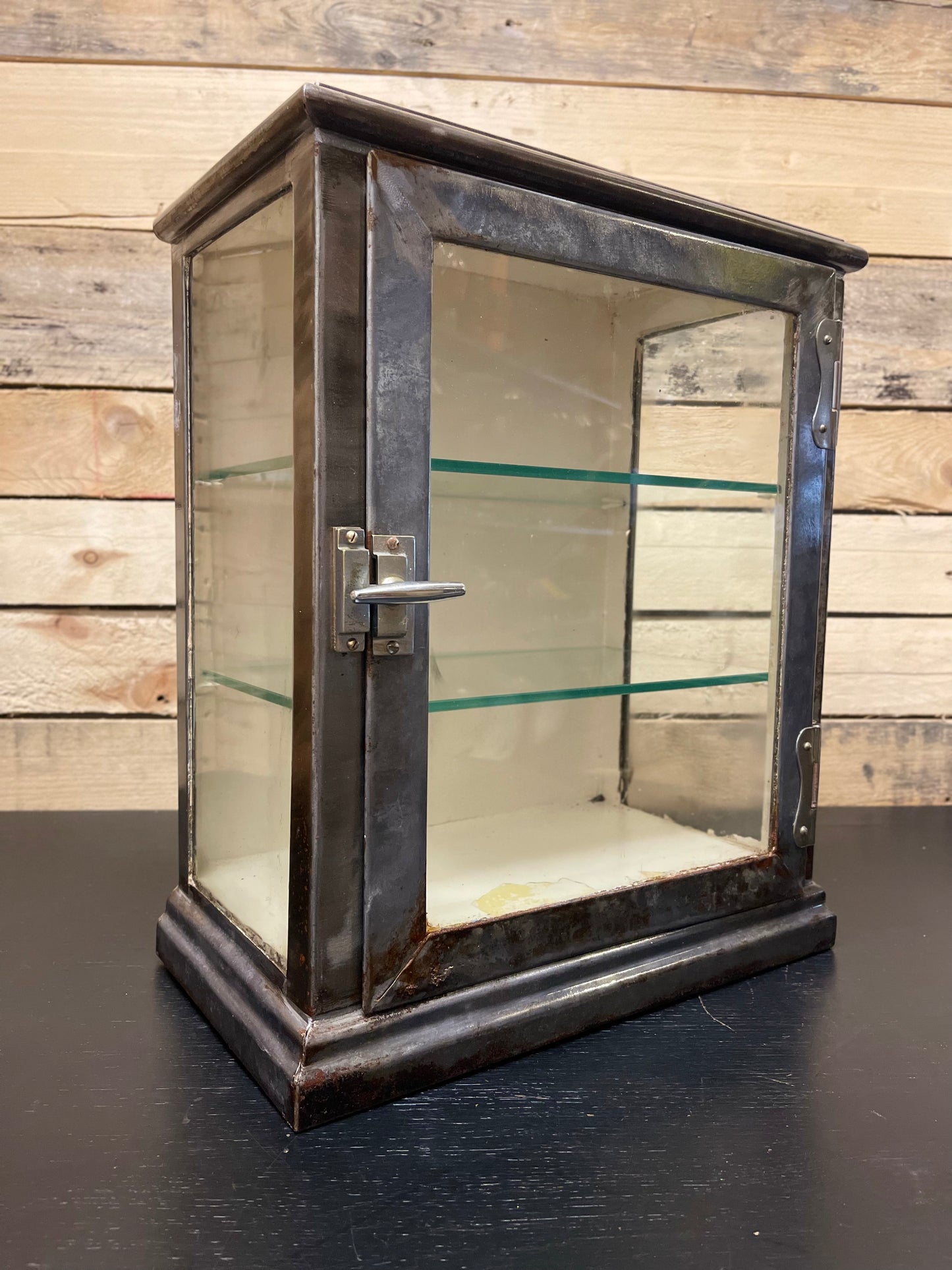 Mid 1900s Medical Or Babrbers Sterilization Cabinet