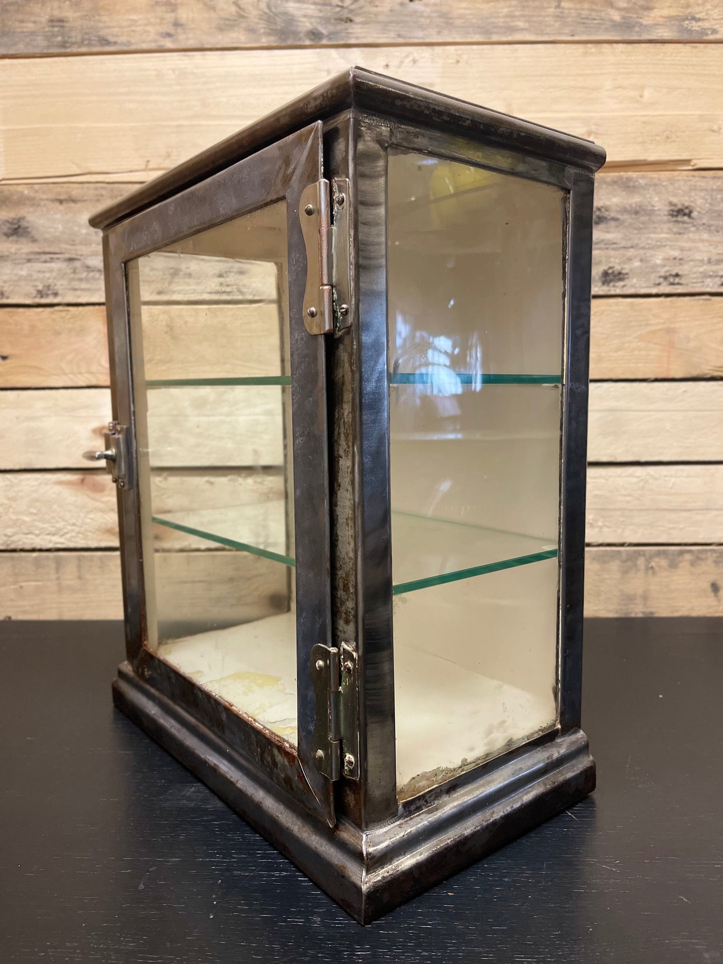 Mid 1900s Medical Or Babrbers Sterilization Cabinet
